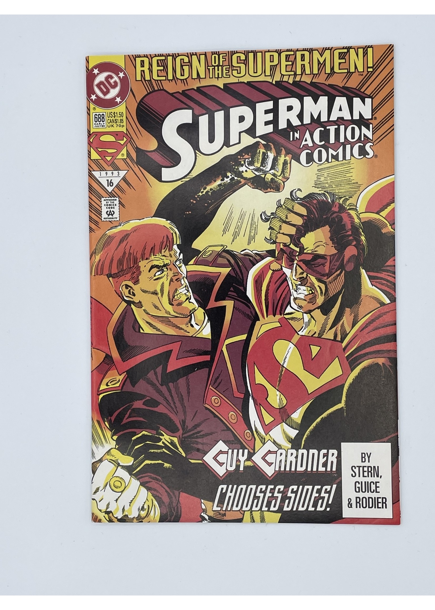 DC Action Comics #688 Dc July 1993