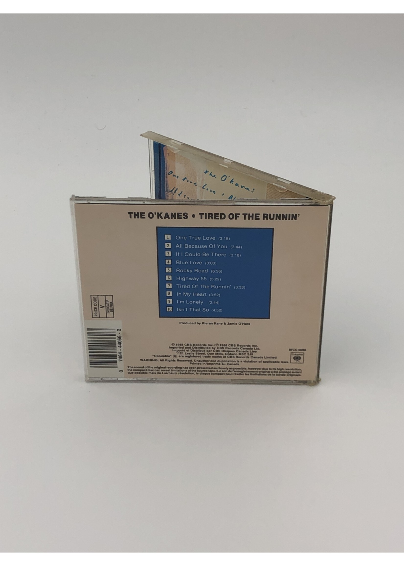 CD The O'Kanes: Tired of Runnin CD
