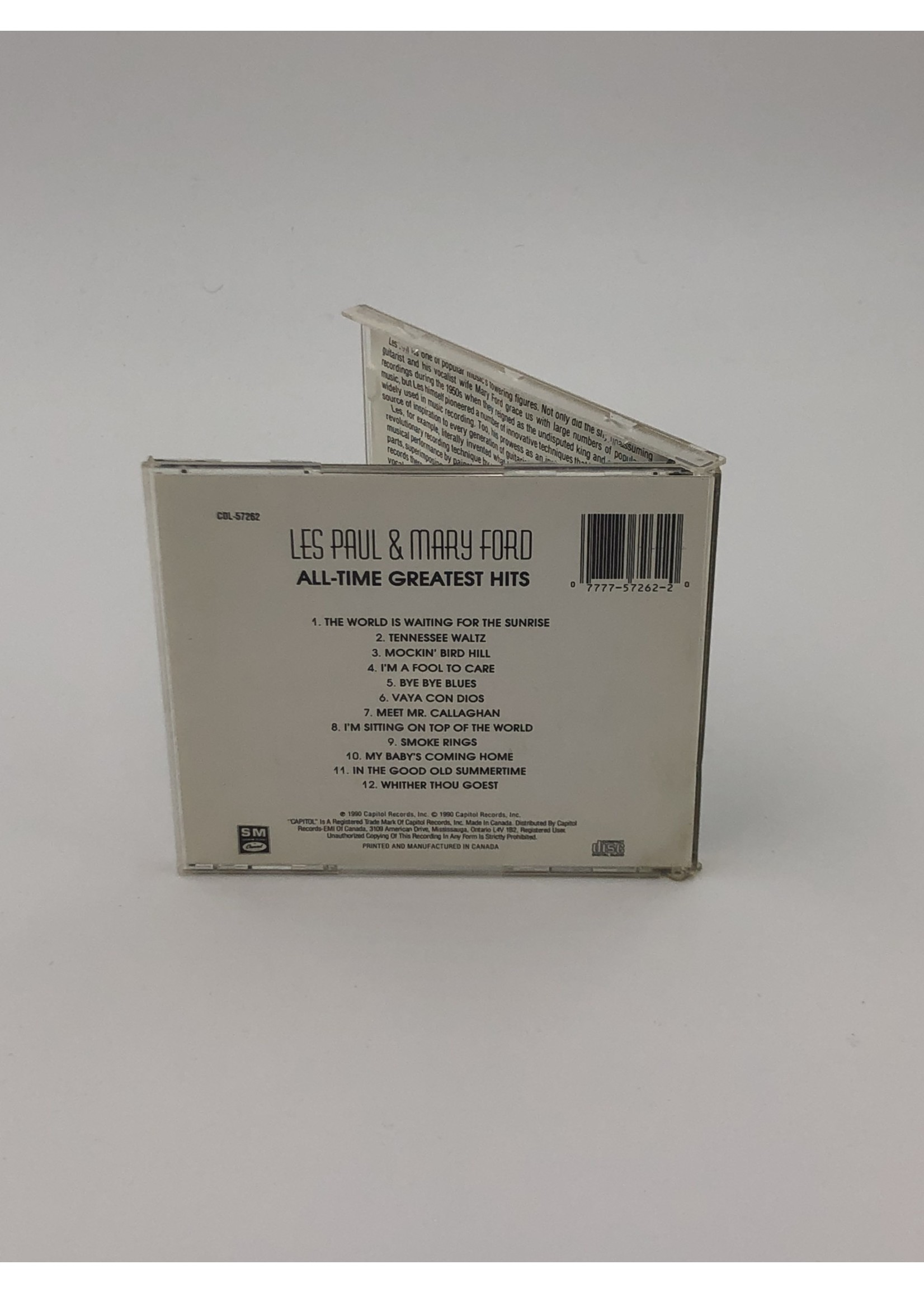 CD Les Paul & Mary Ford: All Time Greatest Hits CD