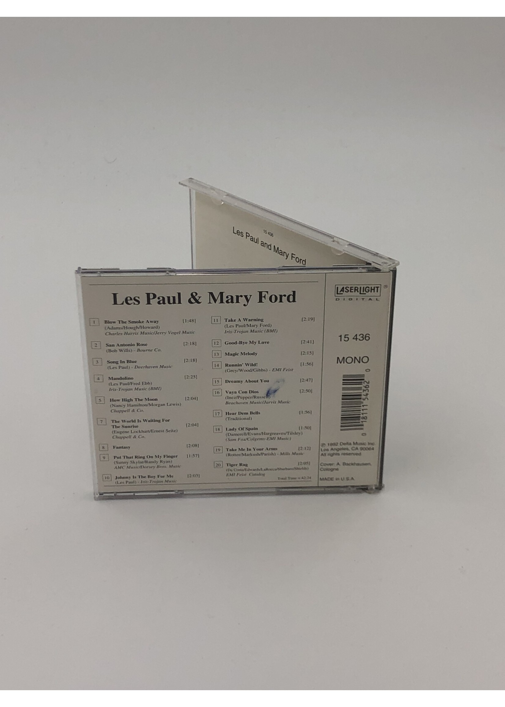 CD Les Paul & Mary Ford: The World is Waiting for Sunrise CD