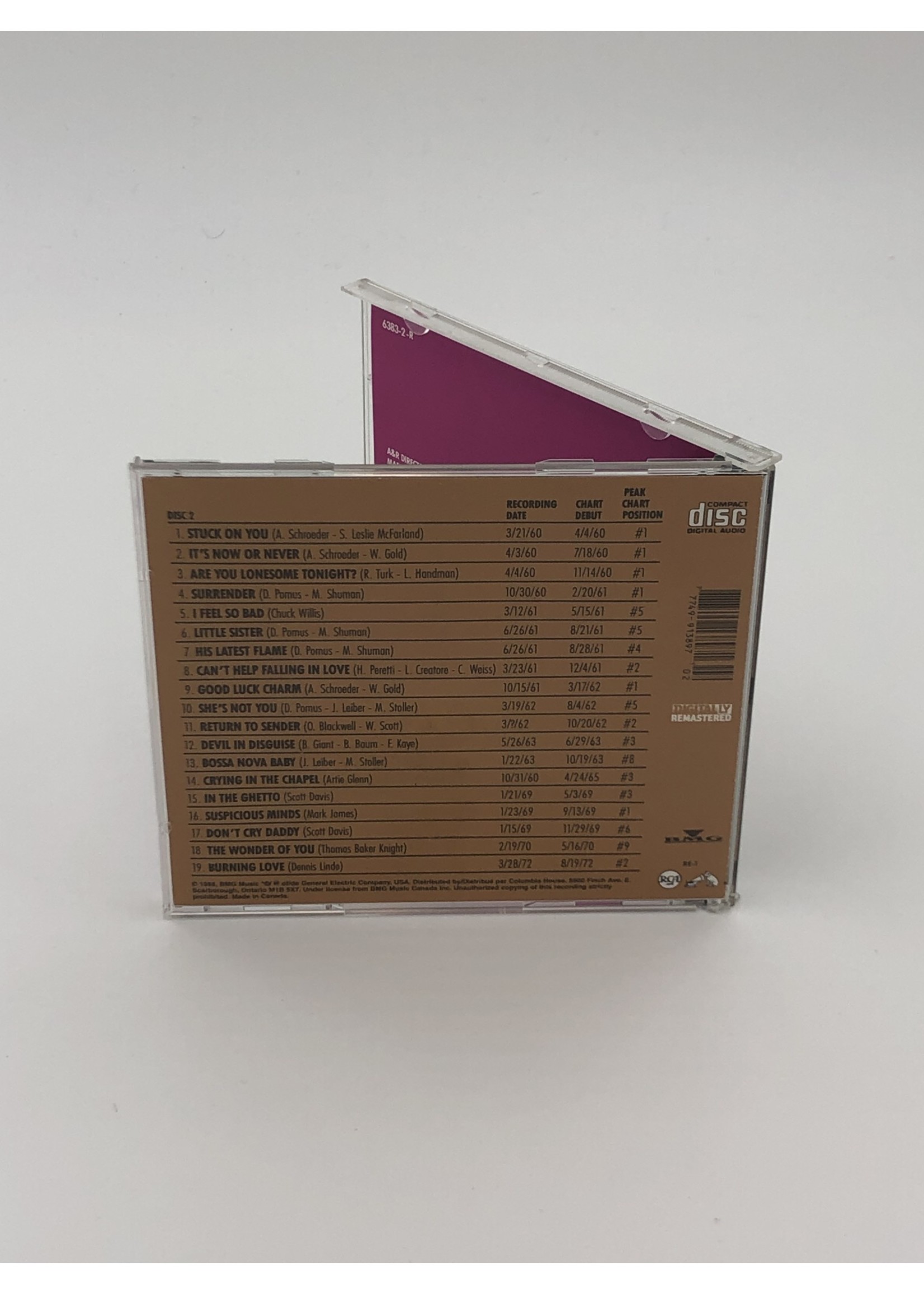 CD Elvis Presley: The Top Ten Hits CD