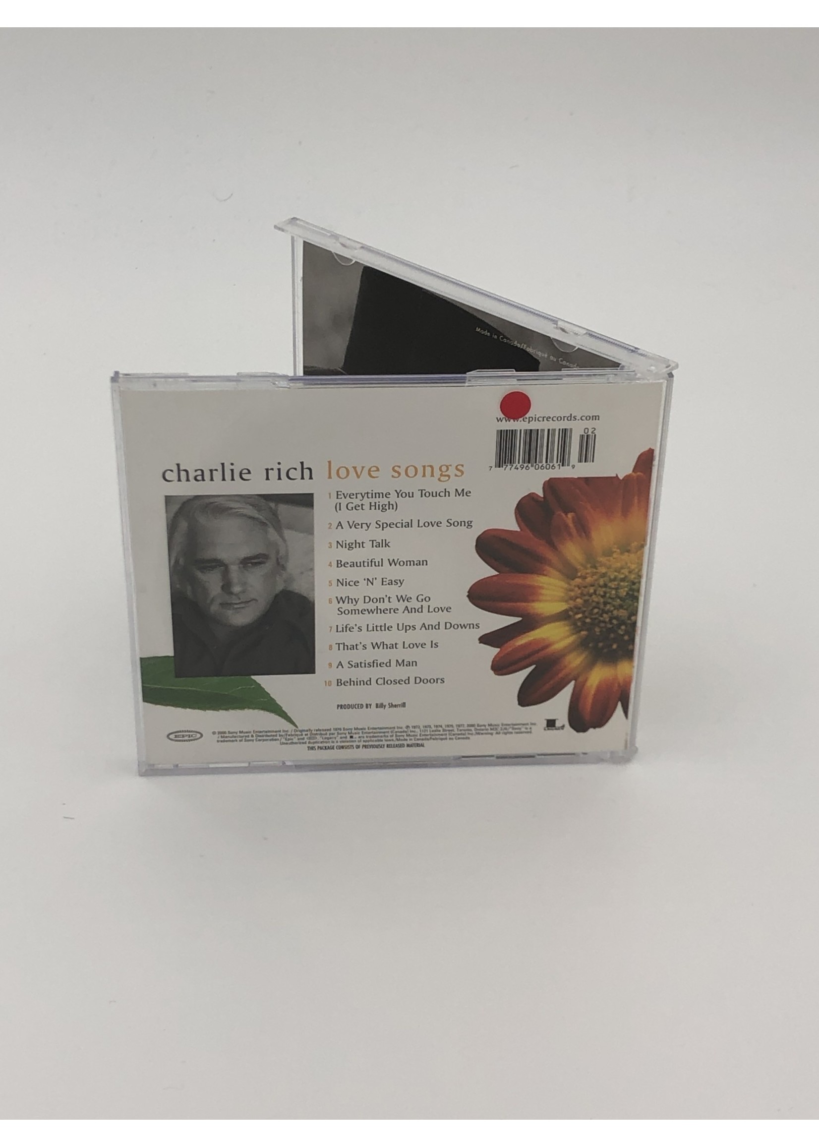 CD Charlie Rich: Love Songs CD