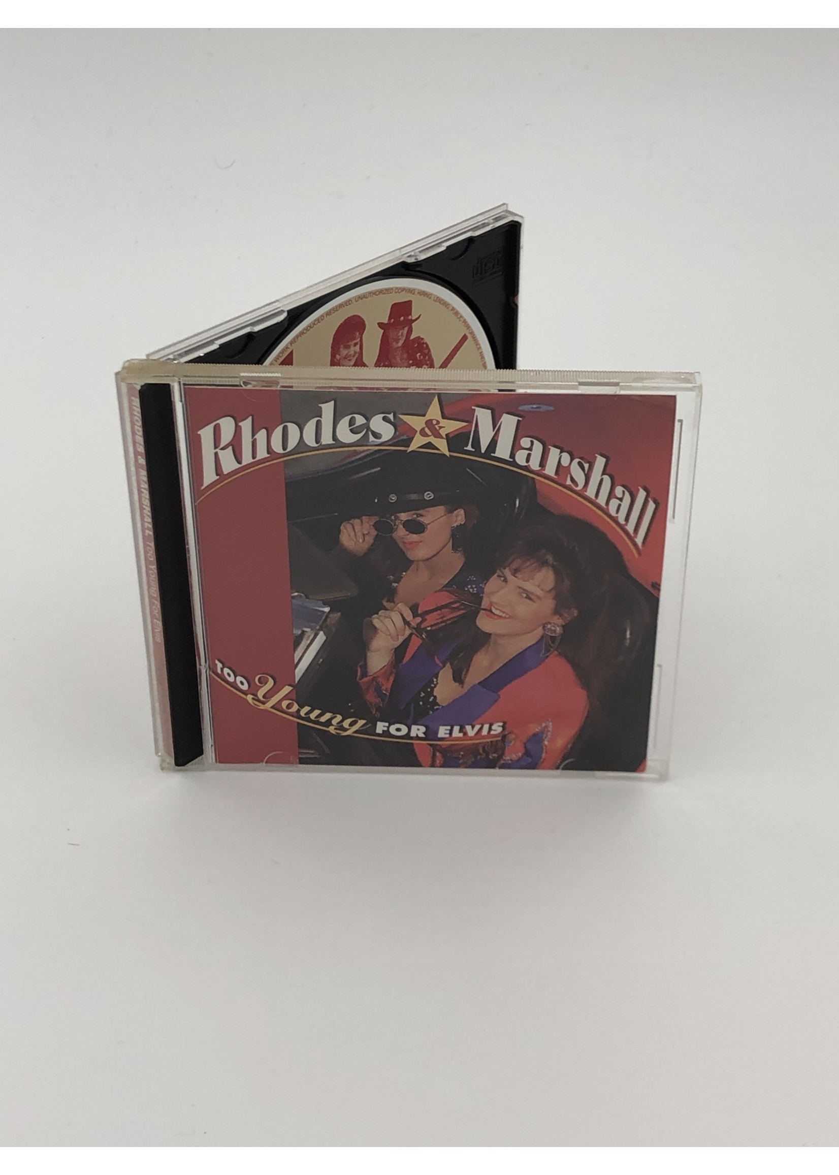 CD Rhodes & Marshall: Too Young for Elvis CD