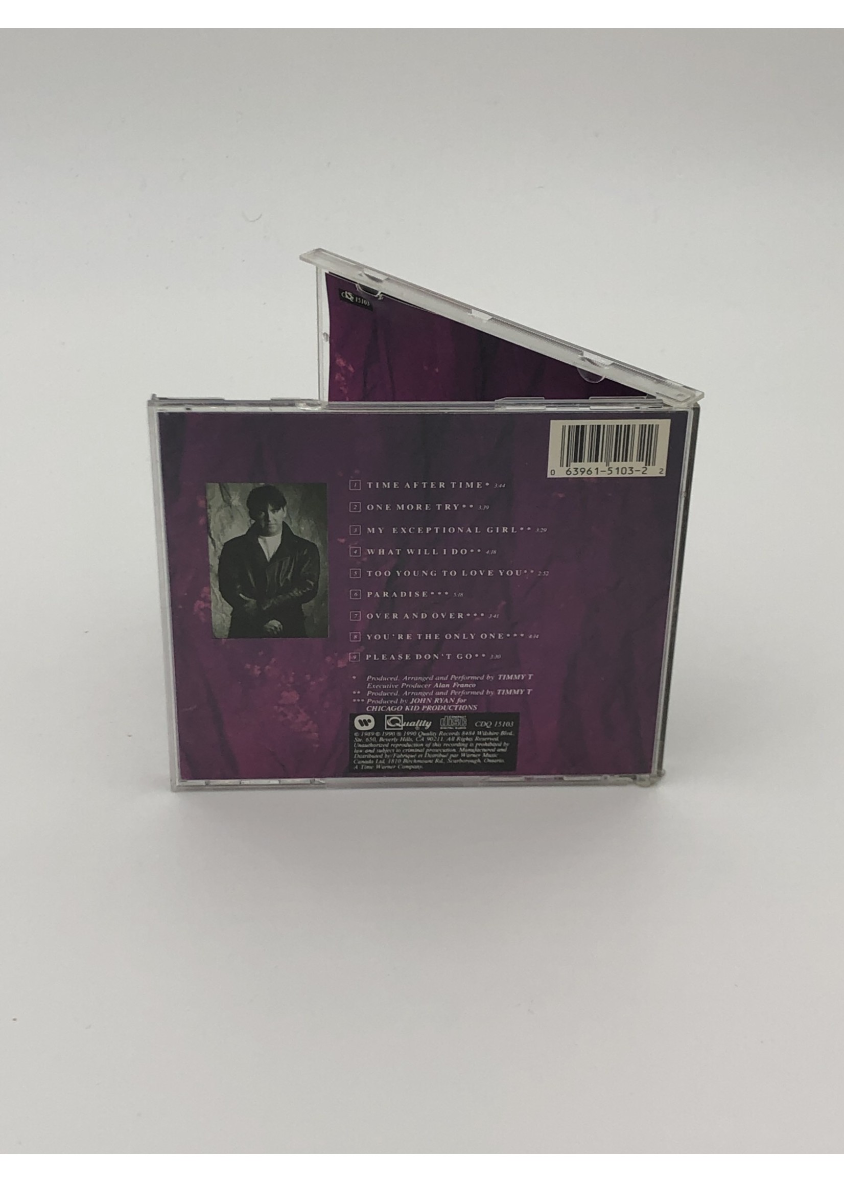CD Timmy T: Time After Time CD