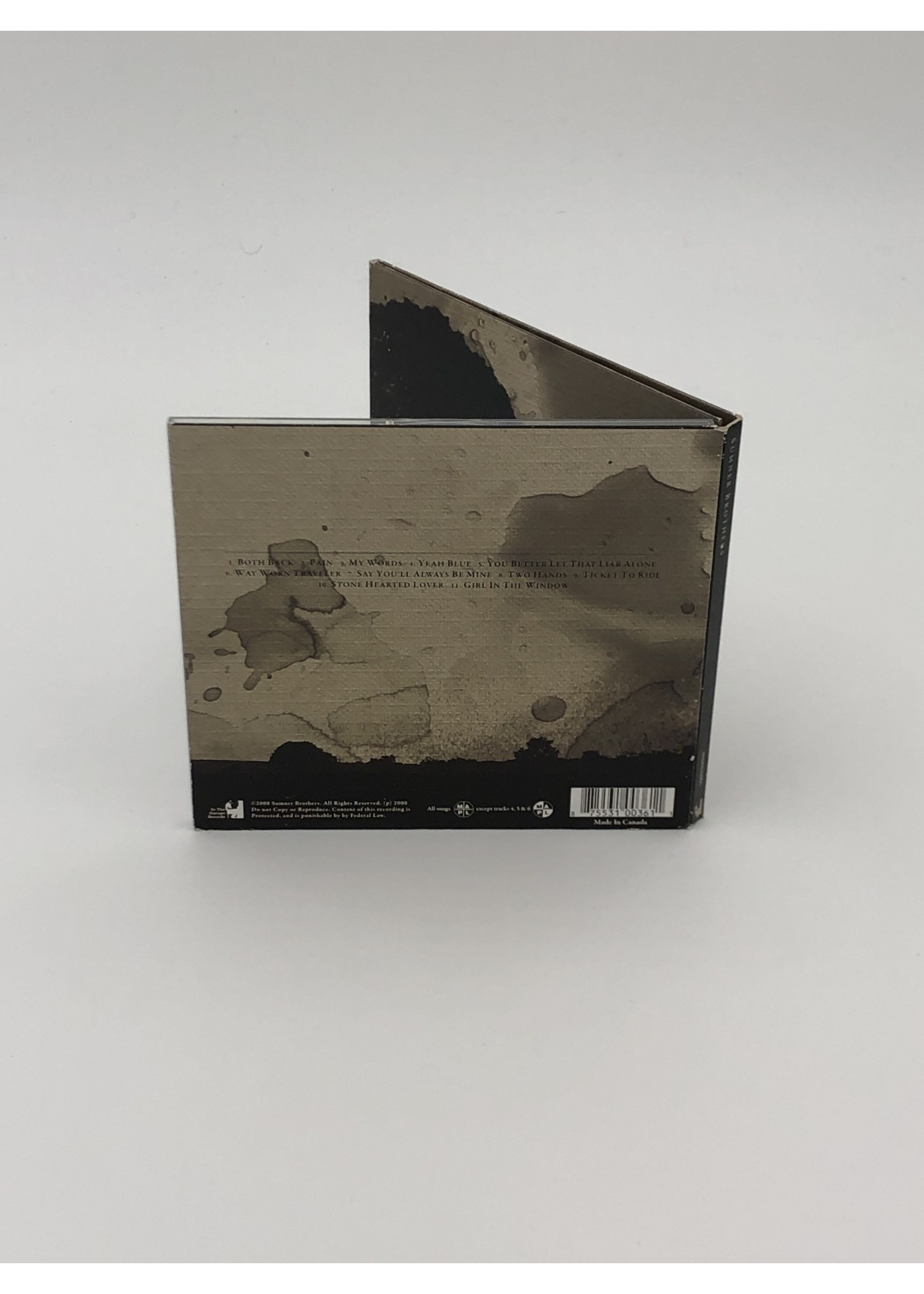 CD Sumner Brothers:  Sumner Brothers CD