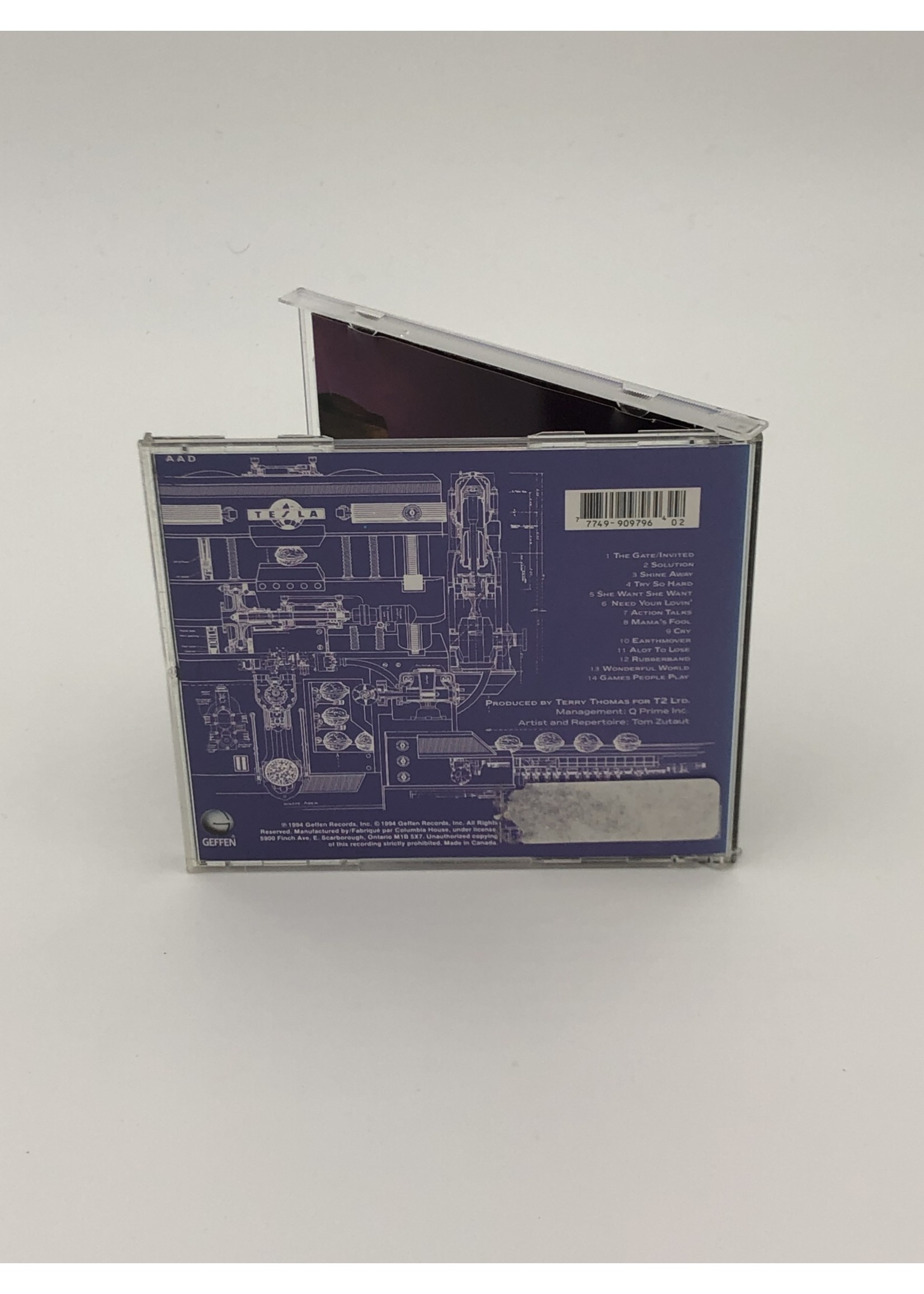 CD Tesla: Bust A Nut CD