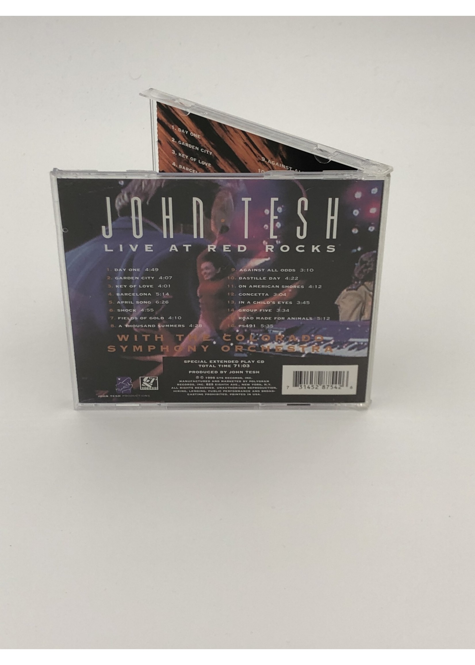 CD John Tesh: Live At Red Rocks CD