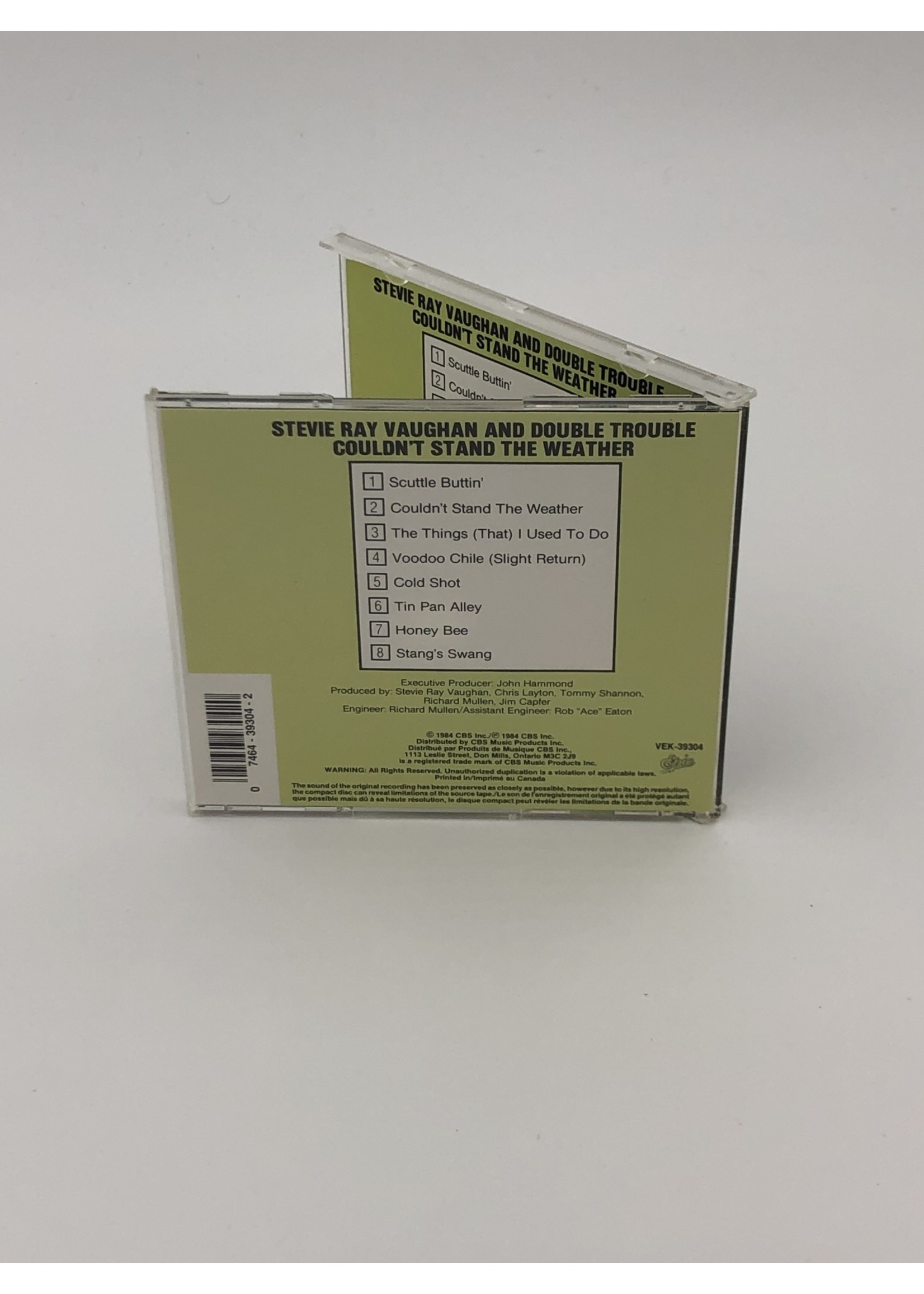 CD Stevie Ray Vaughan and Double Trouble: Couldn't Stand the Weather CD