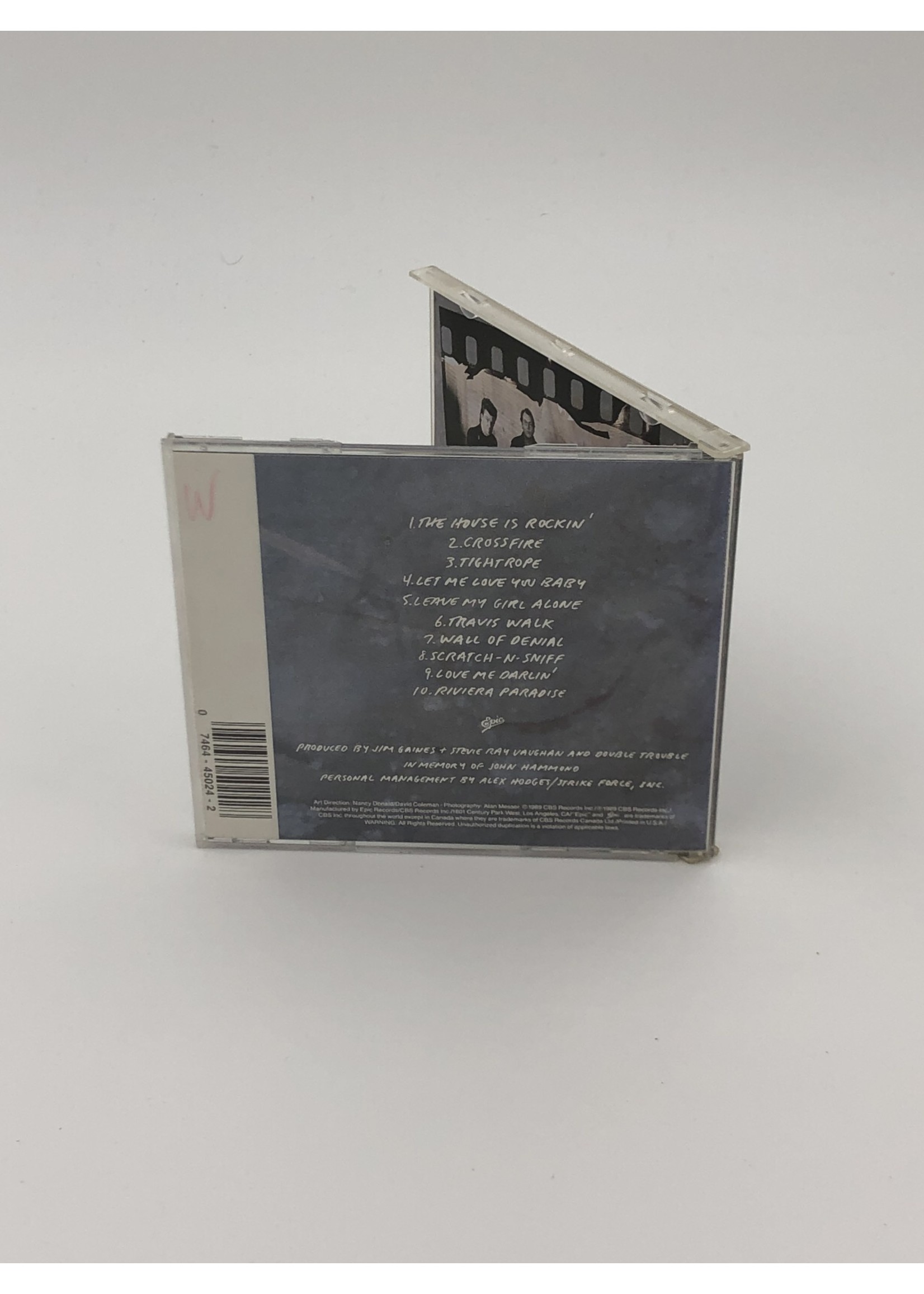 CD Stevie Ray Vaughan and Double Trouble: In Step CD