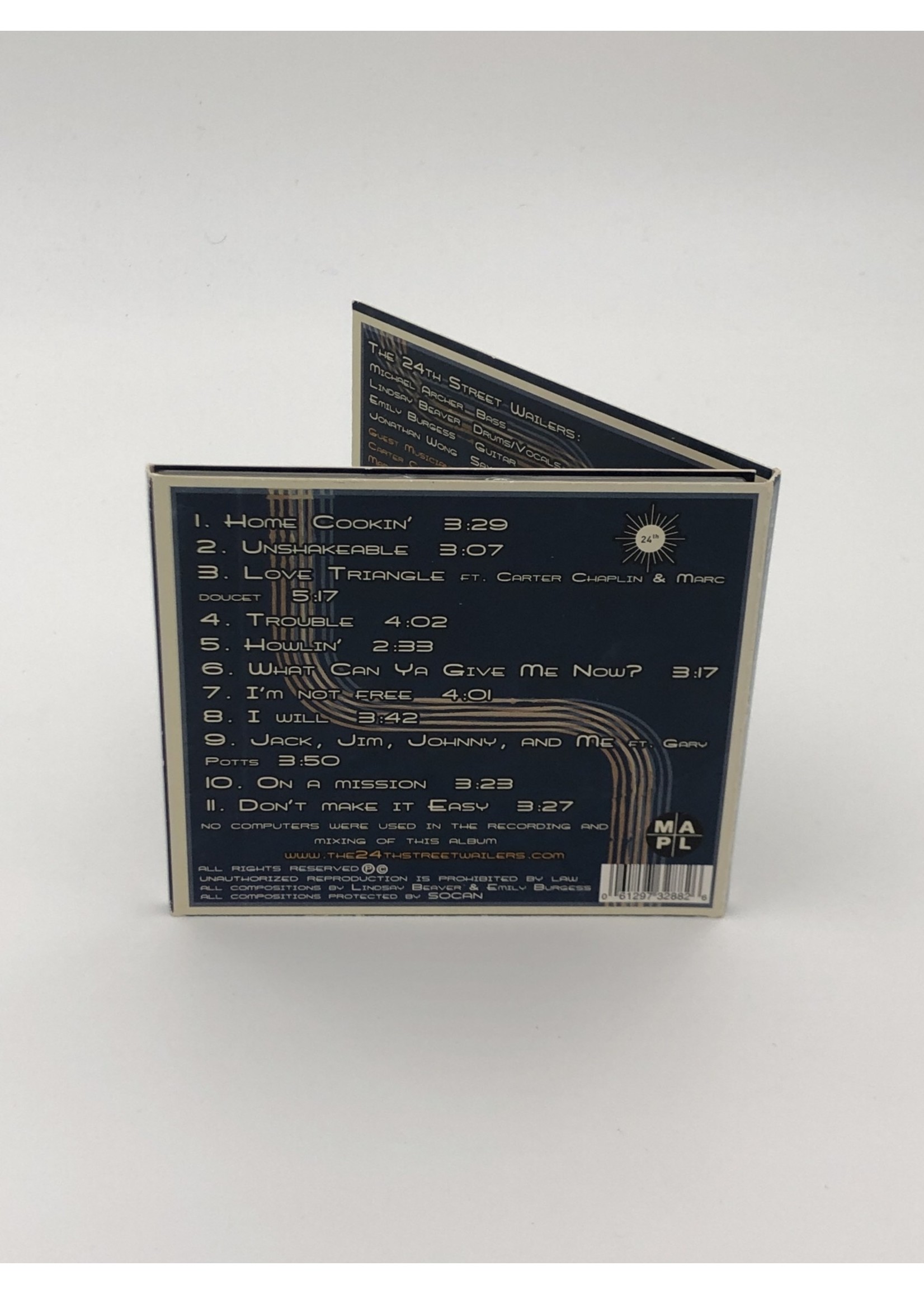 CD The 24th Street Wailers: Unshakeable CD