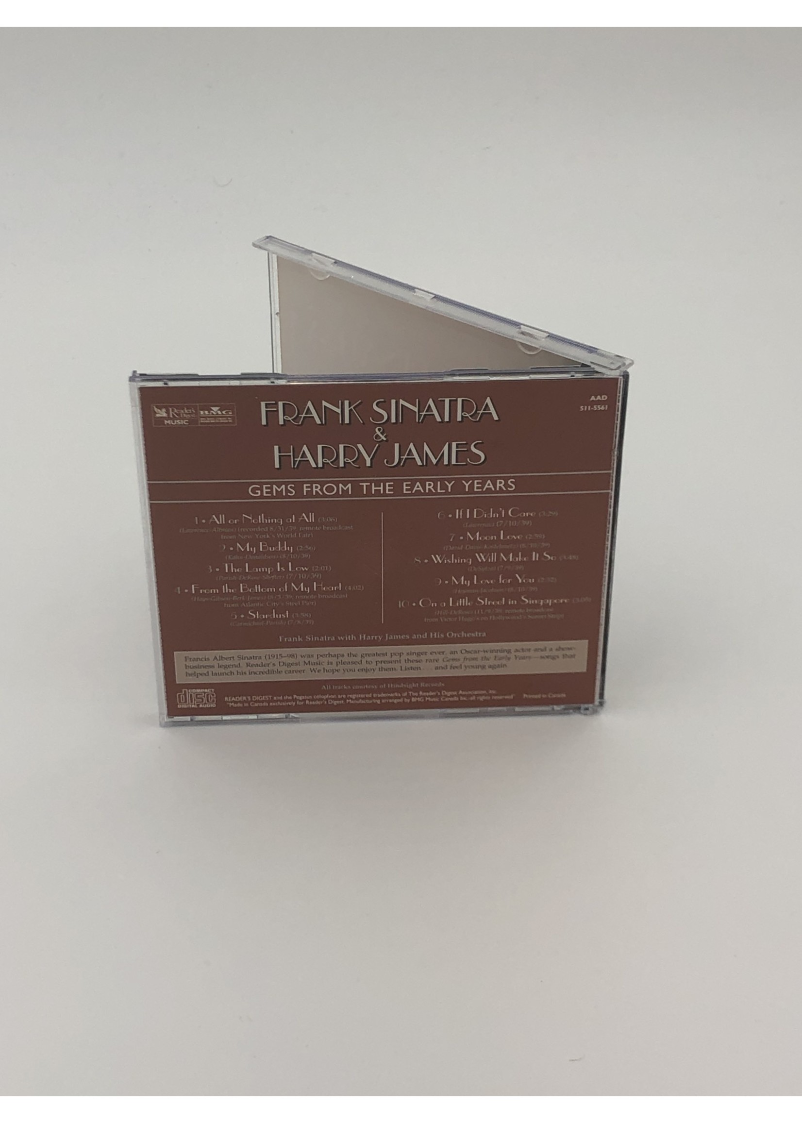 CD Frank Sinatra And Harry James Readers Digest Music CD