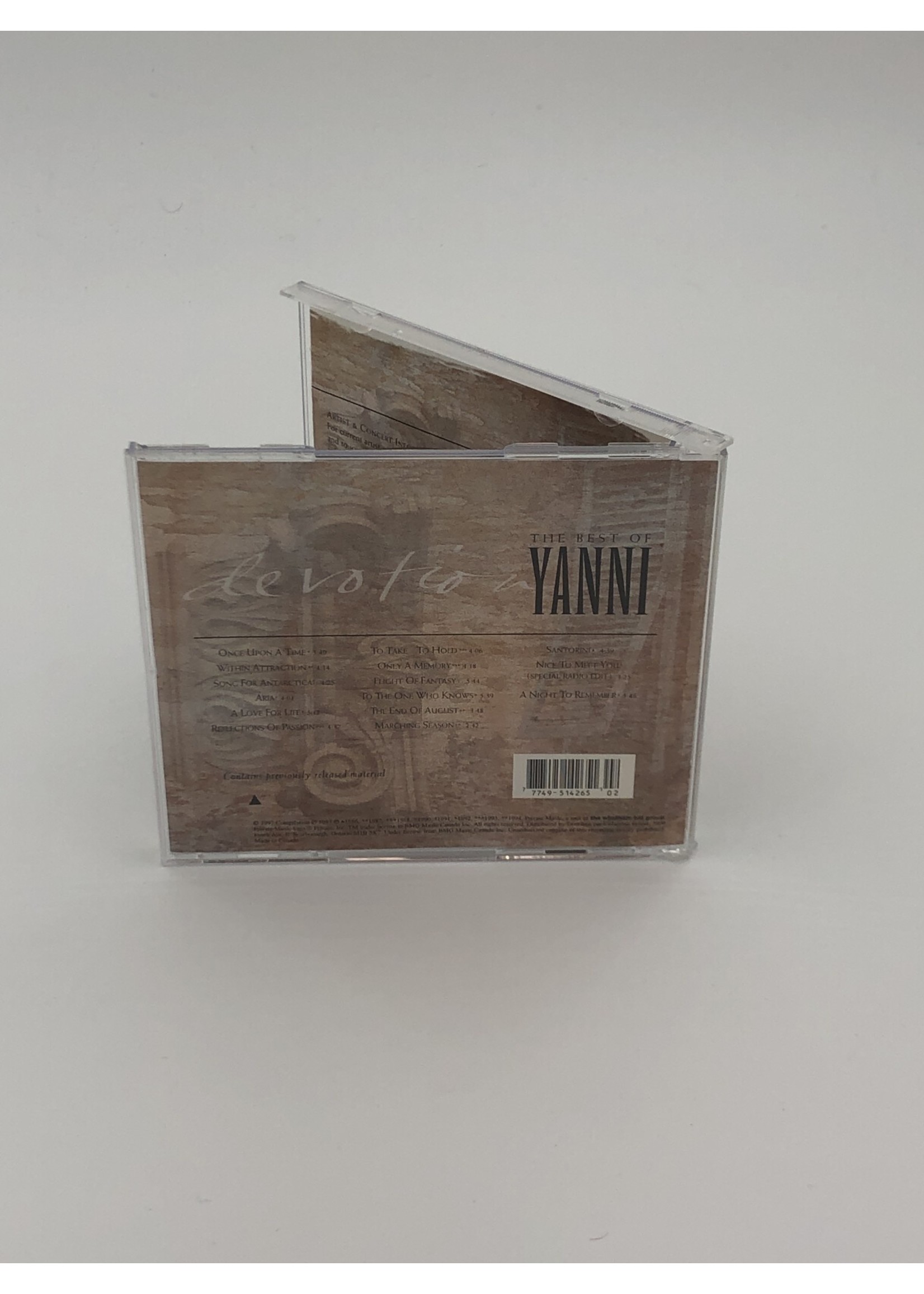 CD Yanni: Devotion: The Best of Yanni CD