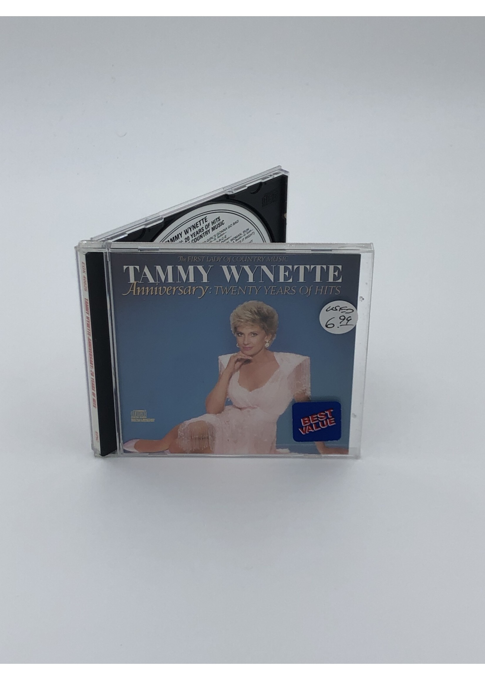 CD Tammy Wynette: Anniversary: 20 Years of Hits CD