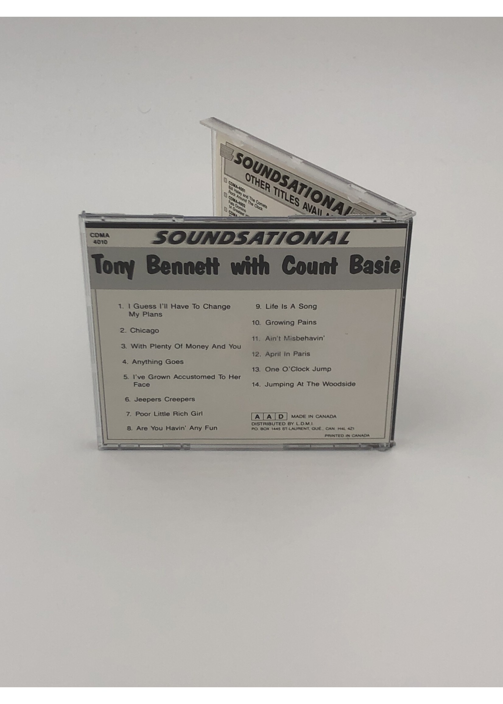 CD Tony Bennett with Count Basie CD