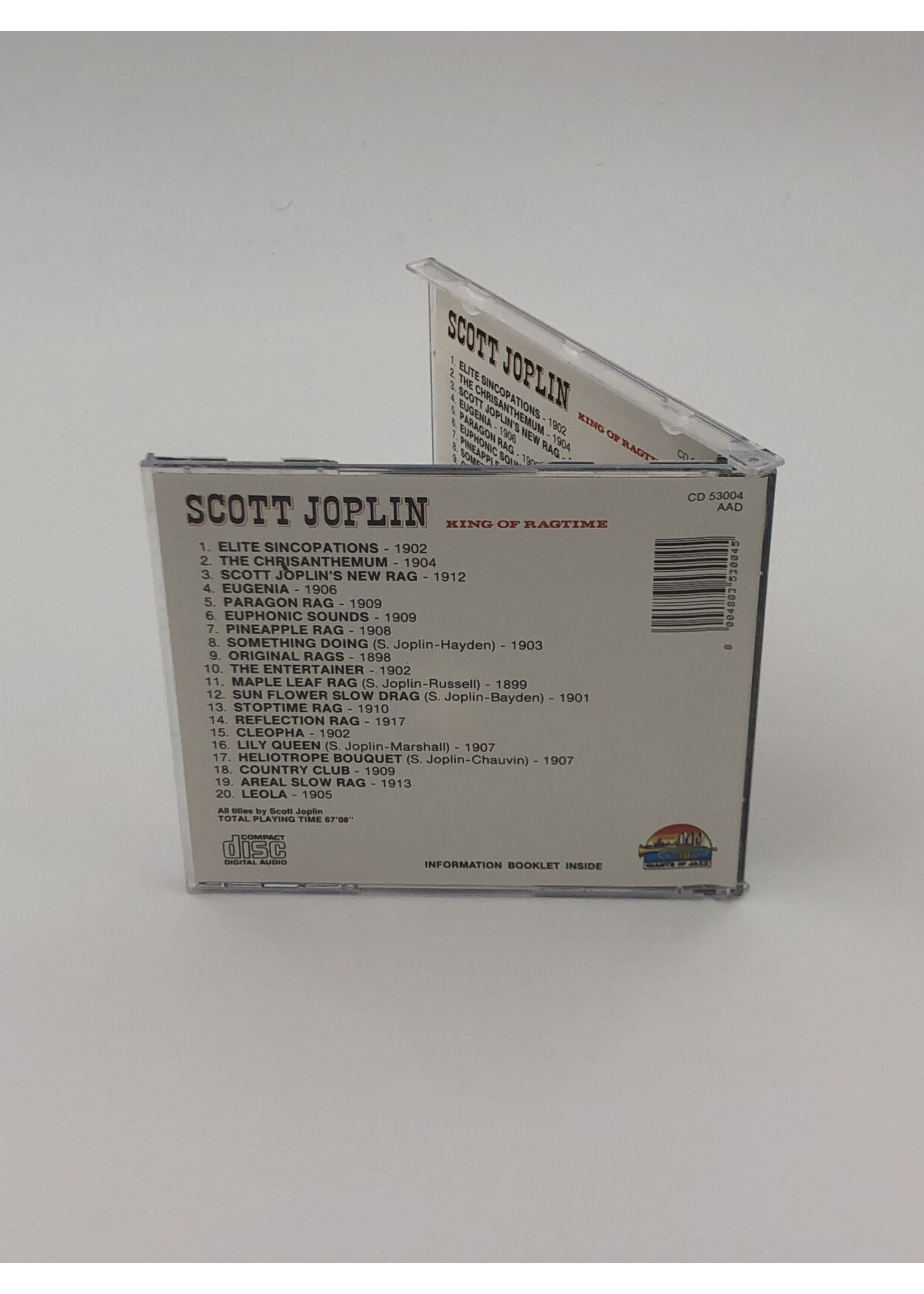 CD Scott Joplin: King of Ragtime CD