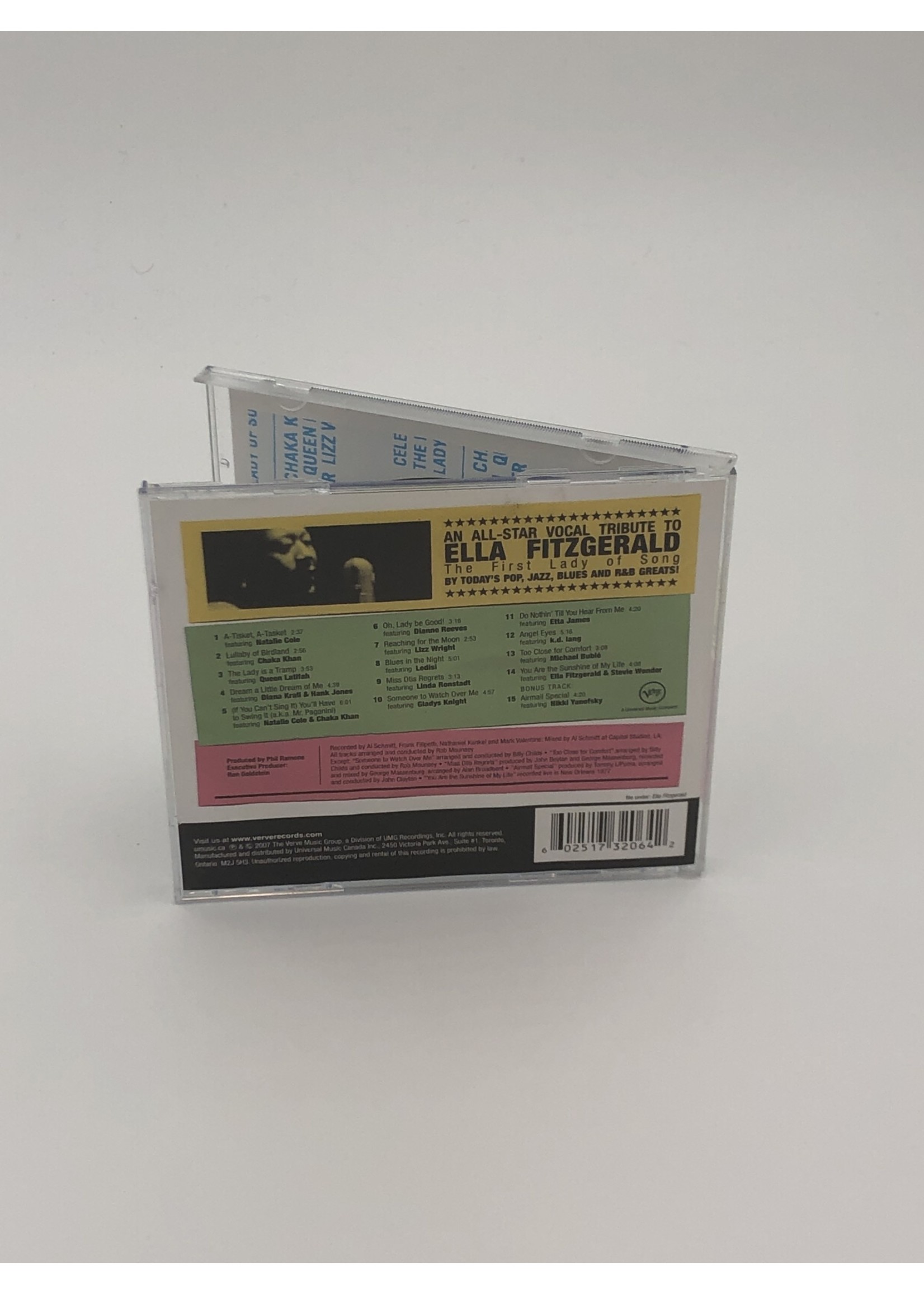 CD We All Love Ella Fitzgerald: Celebrating the First Lady of Song CD