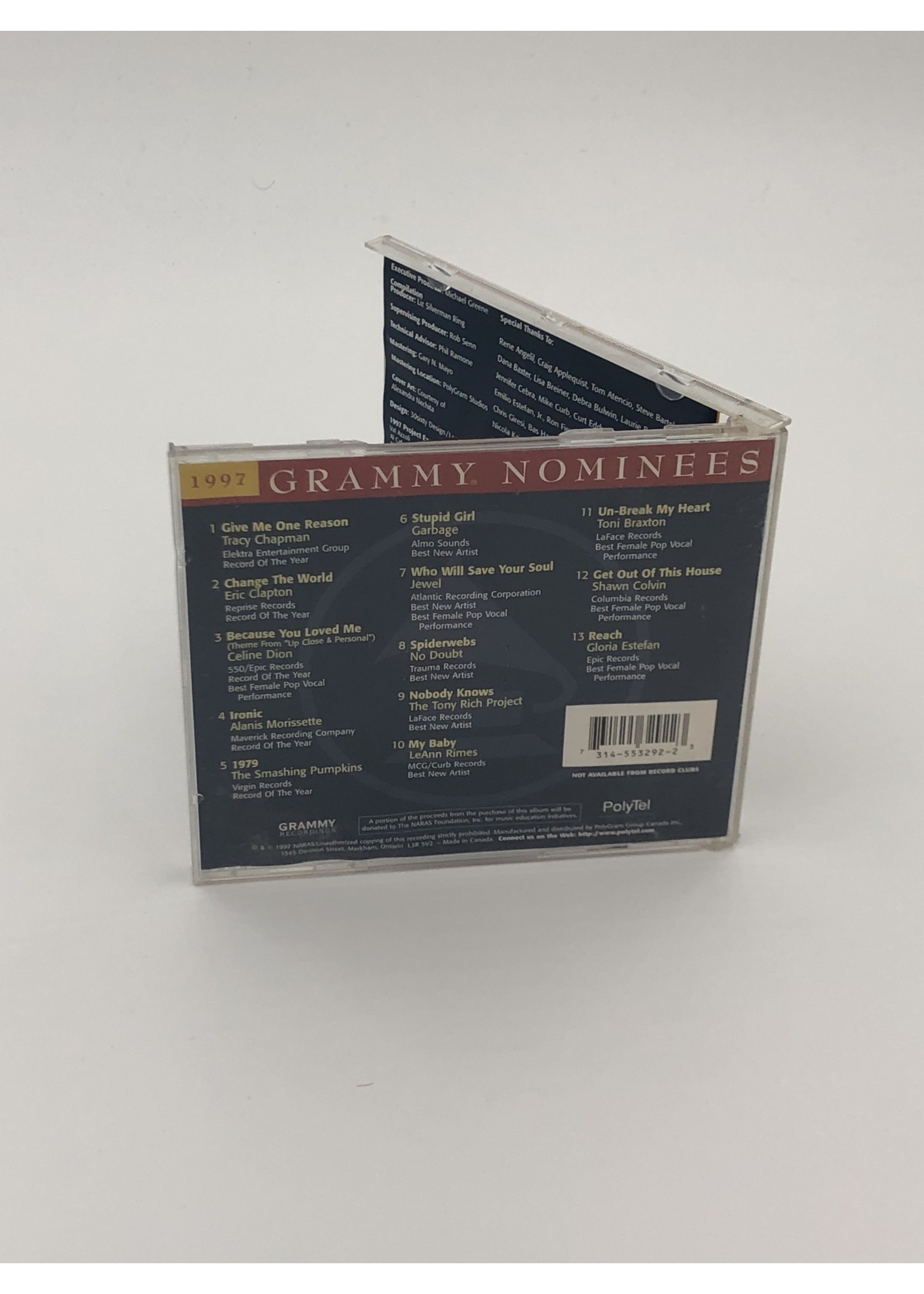 CD 1997 Grammy Nominees CD