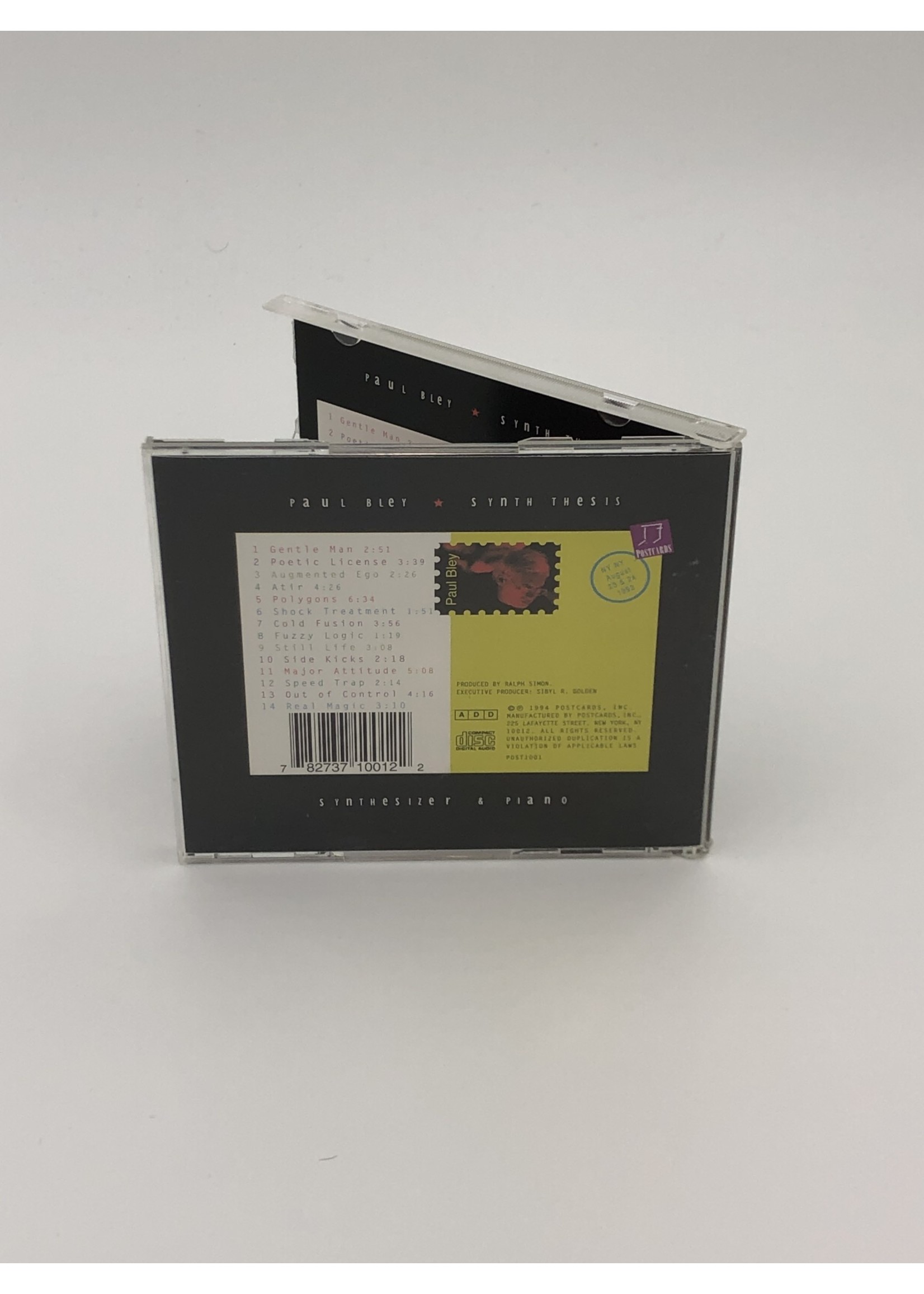 CD Paul Bley: Synth Thesis: Postcards CD