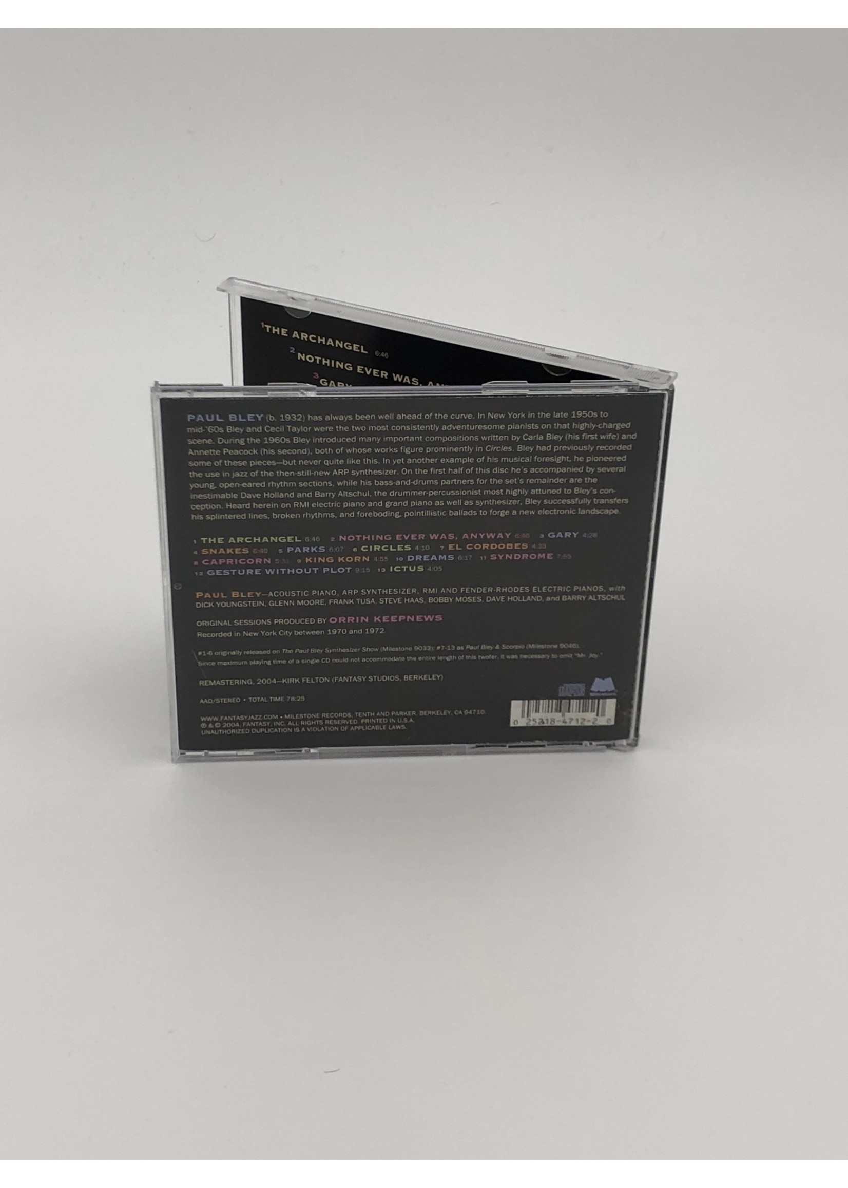 CD Paul Bley: Circles CD