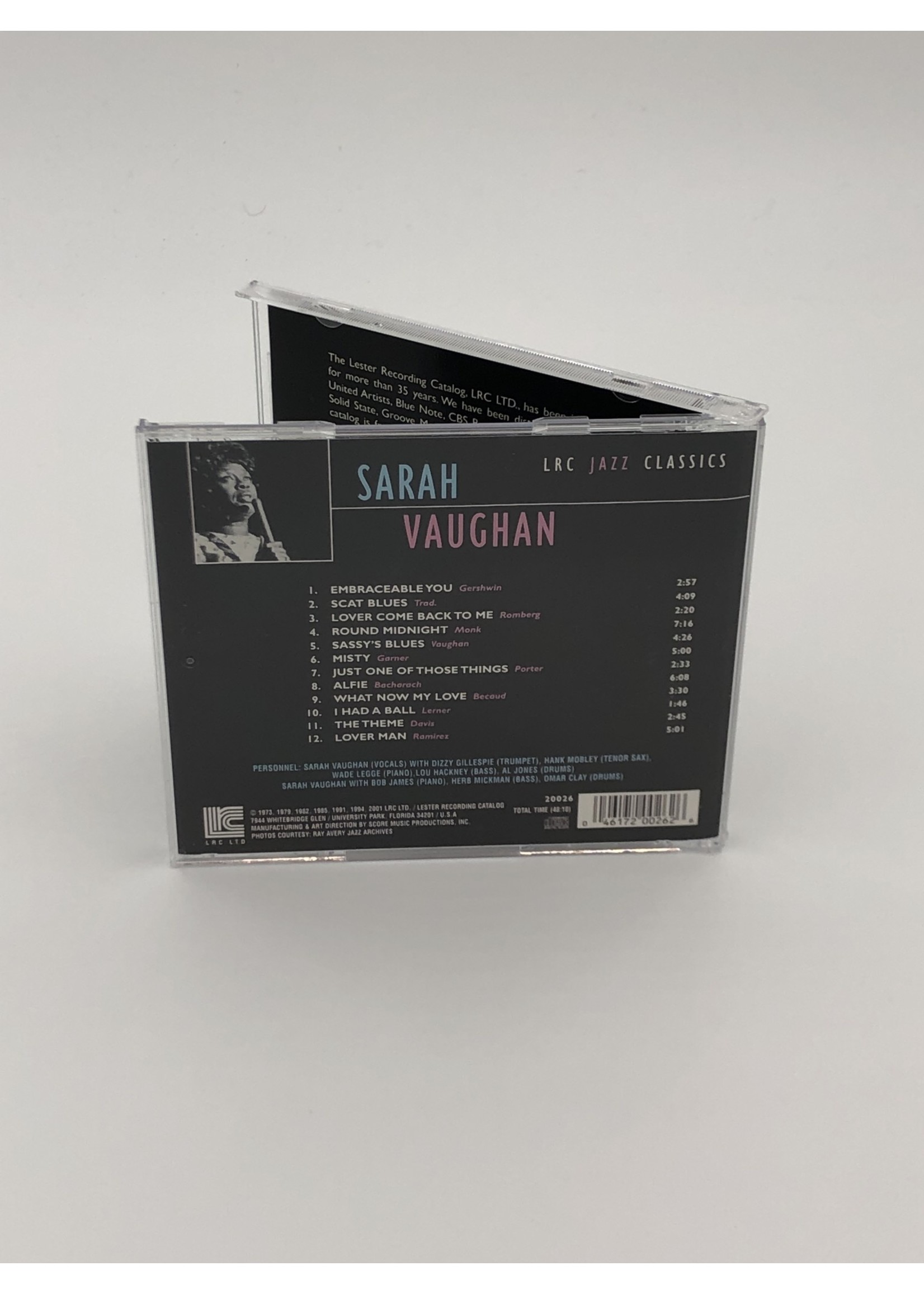 CD Sarah Vaughan Embraceable You CD