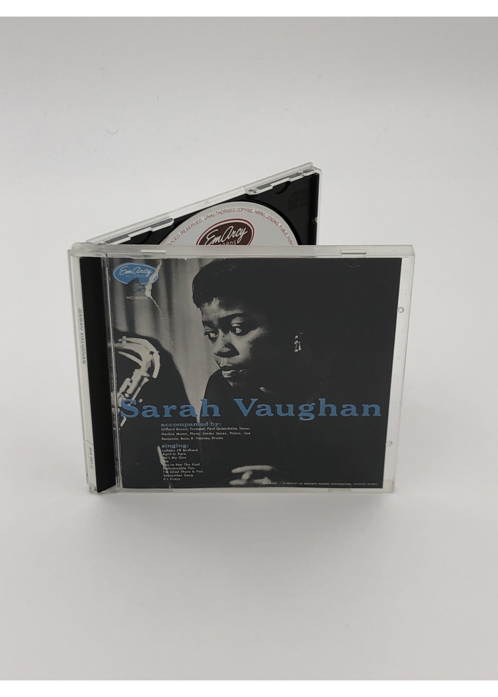 CD Sarah Vaughan Sarah Vaughan CD