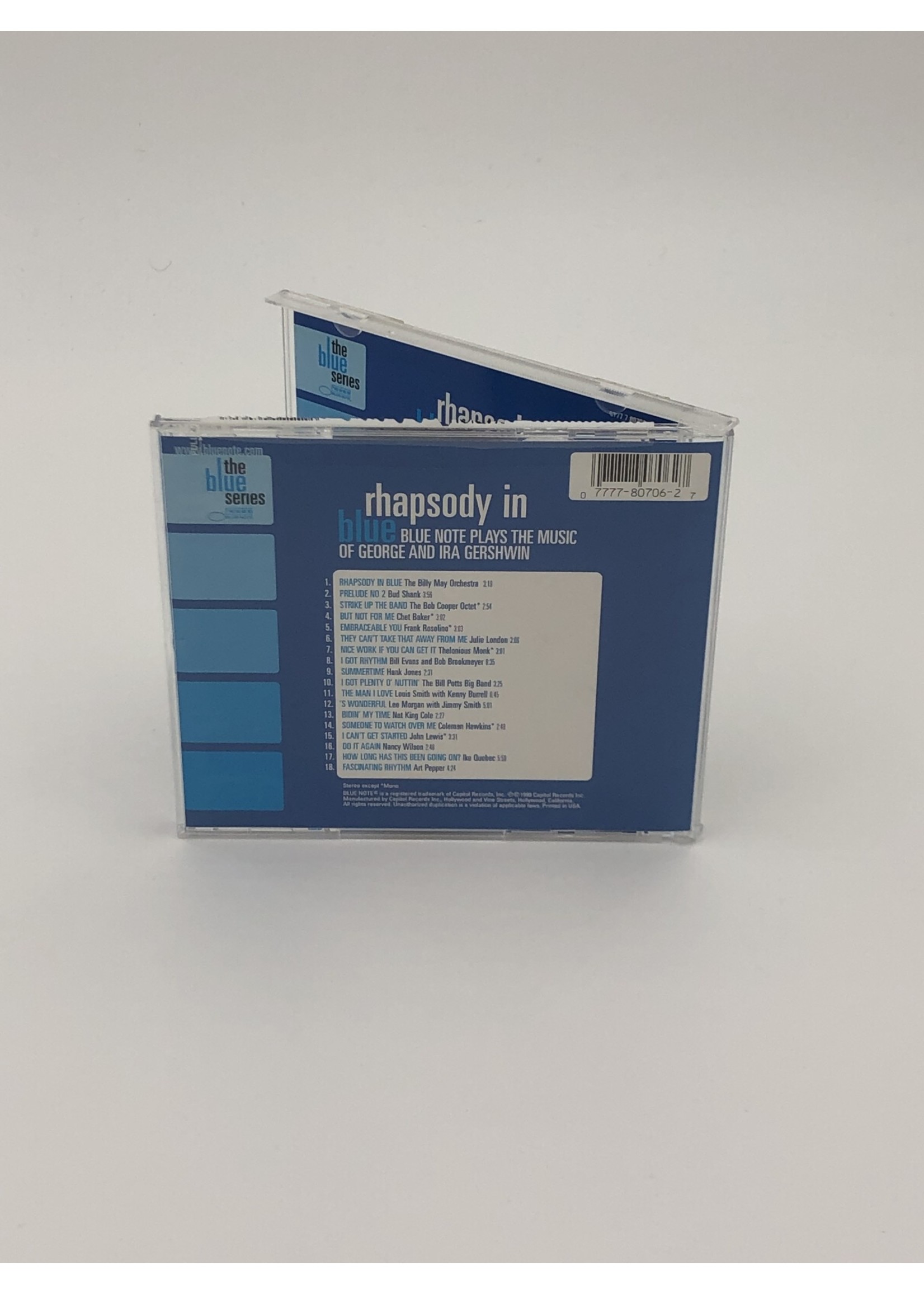 CD Rhapsody in Blue Blue Note plays the Music of George and Ira Gershwin CD