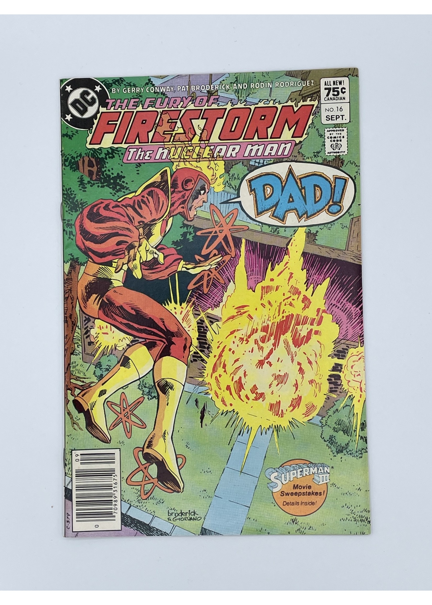 DC Fury Of Firestorm #16 Dc September 1983