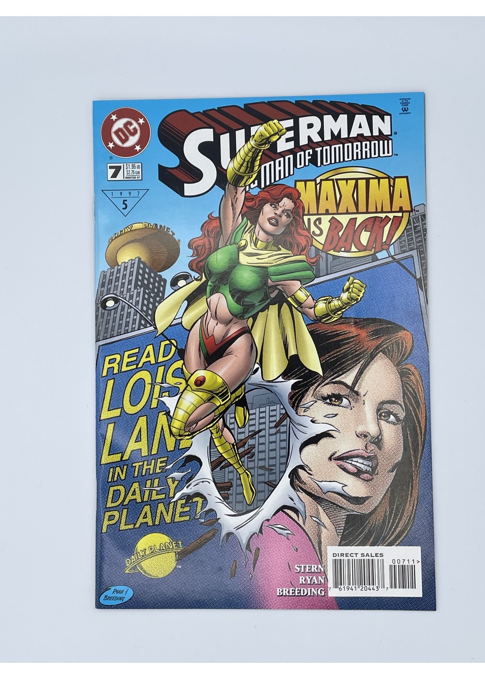 DC Superman The Man Of Tomorrow #7 December 1997