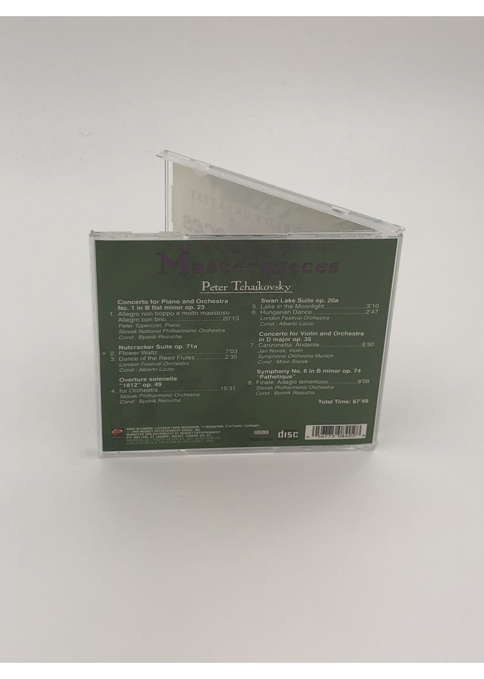 CD World Greatest Masterpieces Tchaikovsky CD