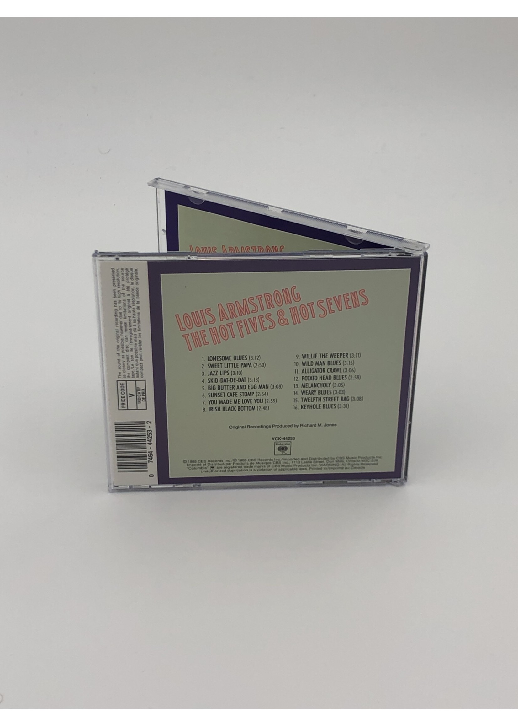 CD Louis Armstrong The Hot Fives and Hot Sevens Volume 2 CD