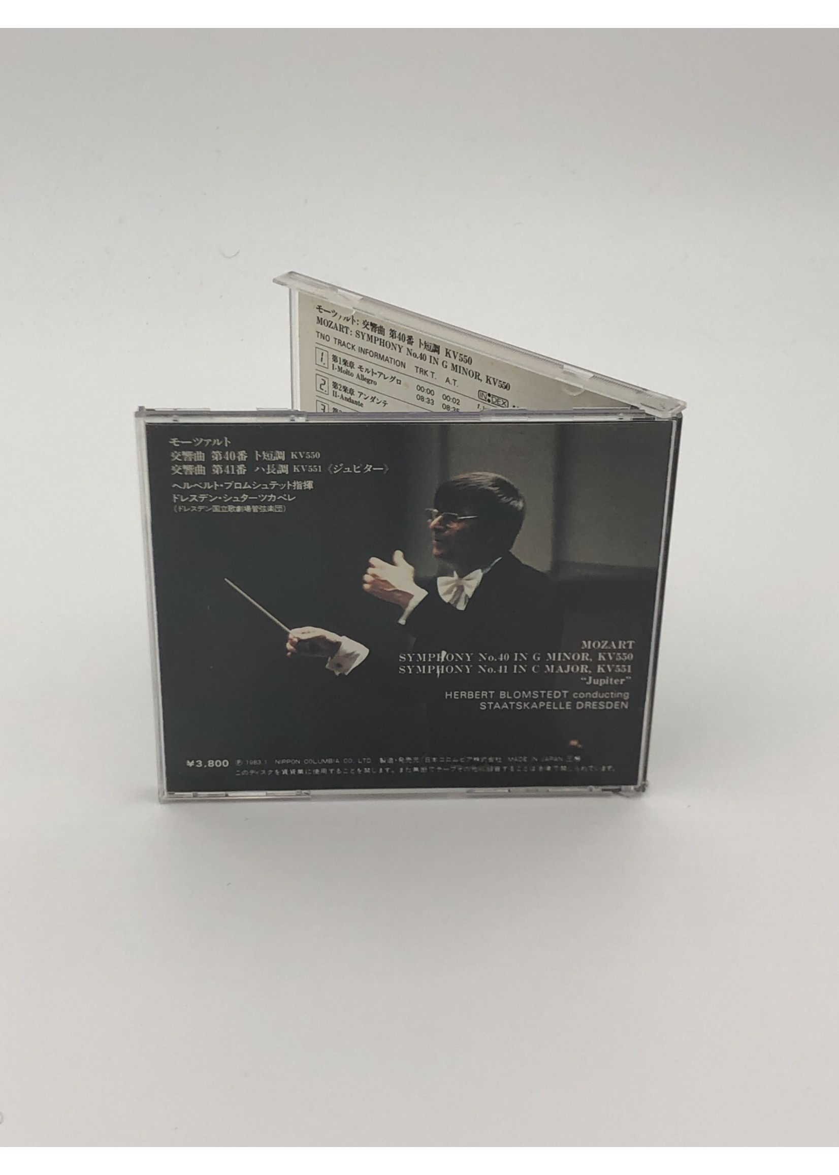 CD Mozart Symphonies No 40 41 Jupiter CD