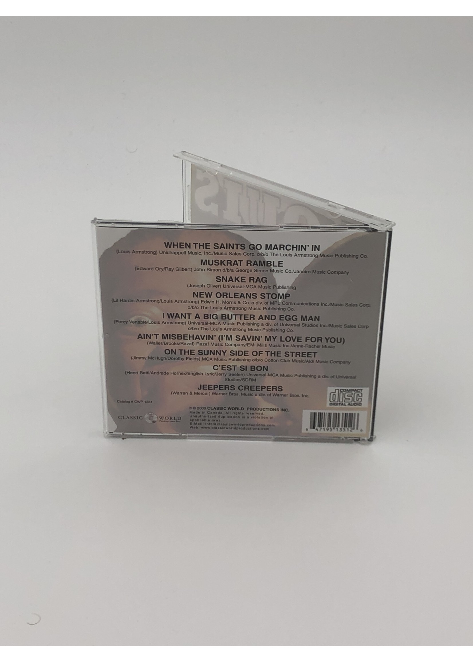 CD Louis Armstrong Satchmo Grooves CD