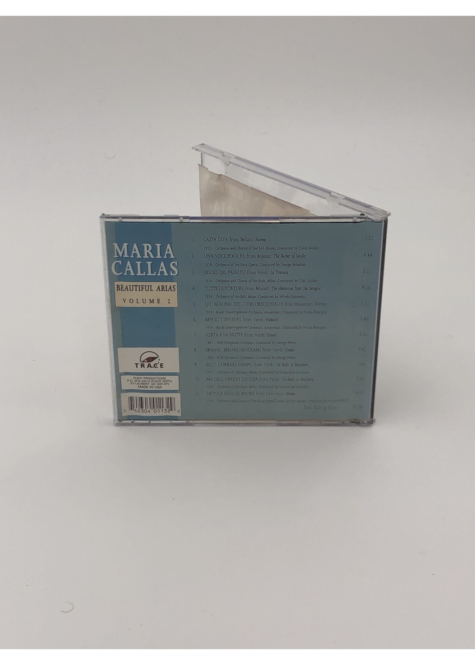 CD Maria Callas Beautiful Arias Volume 2 CD