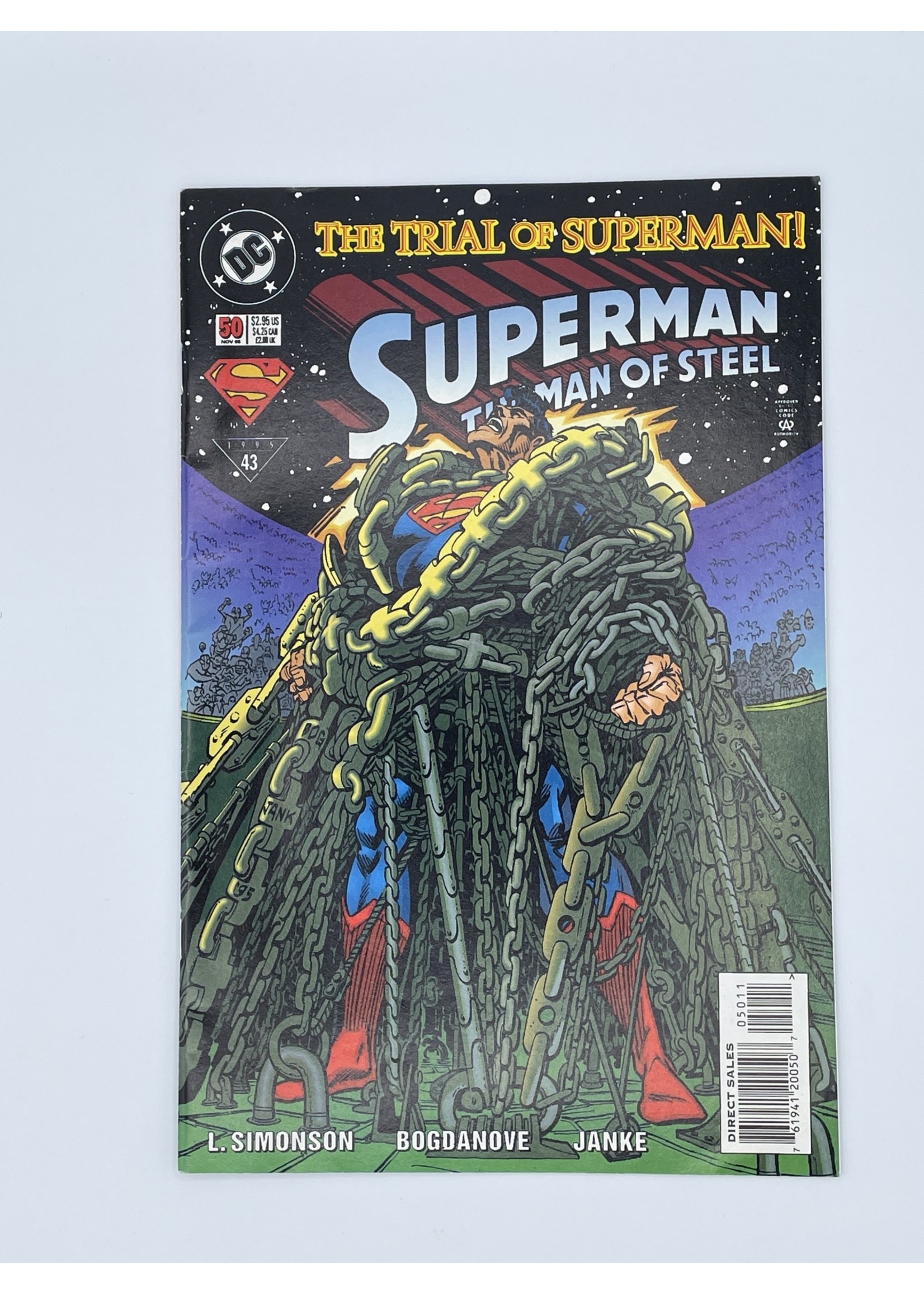 DC Superman The Man Of Steel #50 Dc November 1995