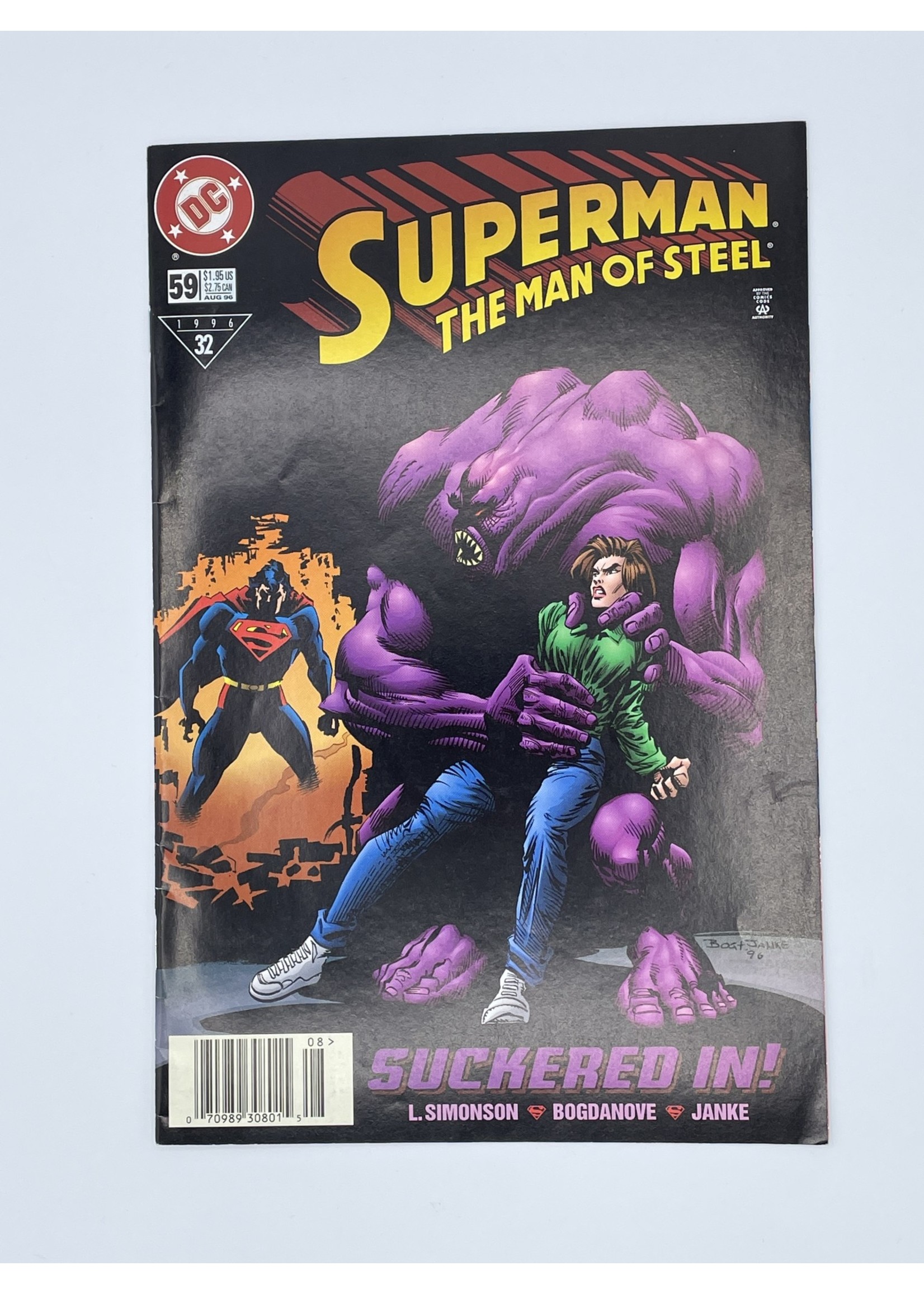 DC Superman The Man Of Steel #59 Dc August 1996