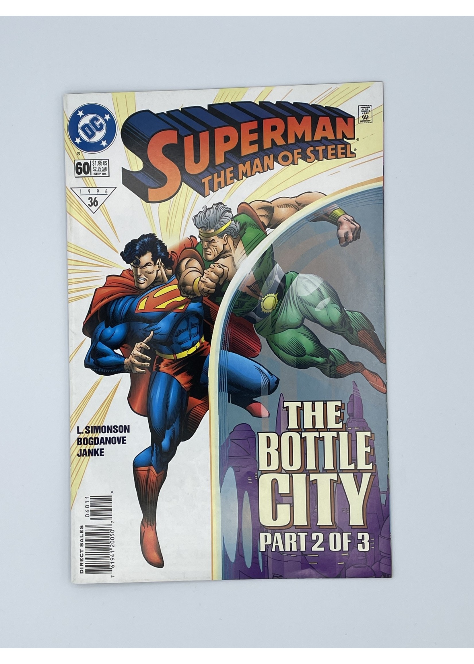 DC Superman The Man Of Steel #60 Dc September 1996