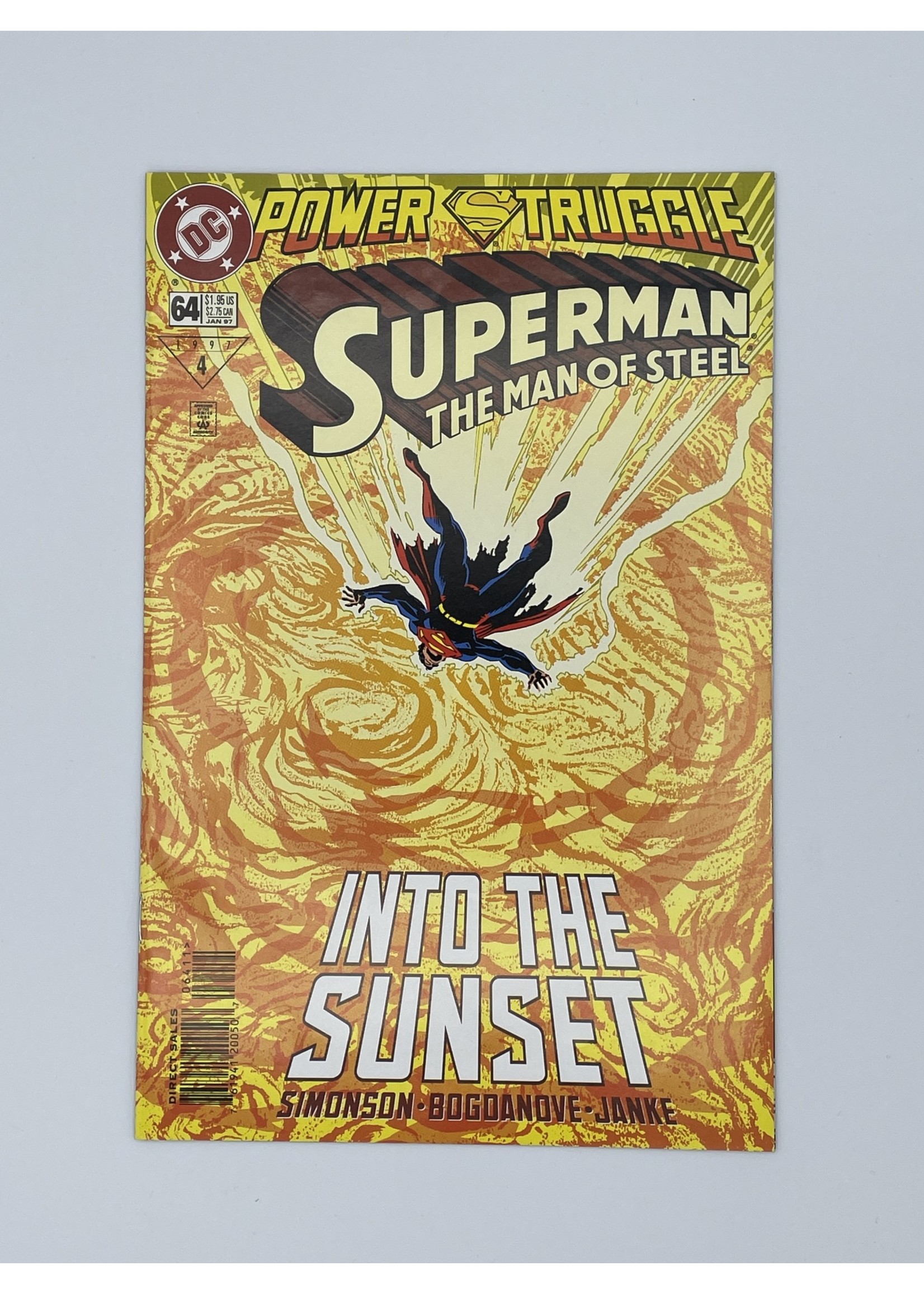 DC Superman The Man Of Steel #64 Dc January 1997