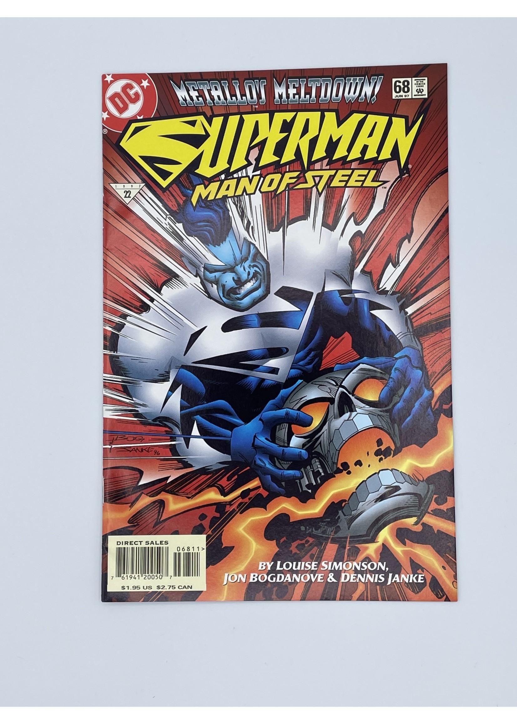 DC Superman The Man Of Steel #68 Dc June 1997