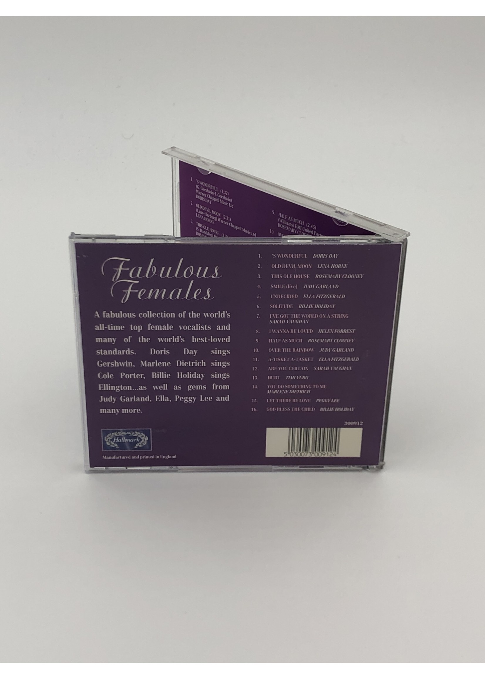 CD Fabulous Females Various Artists CD