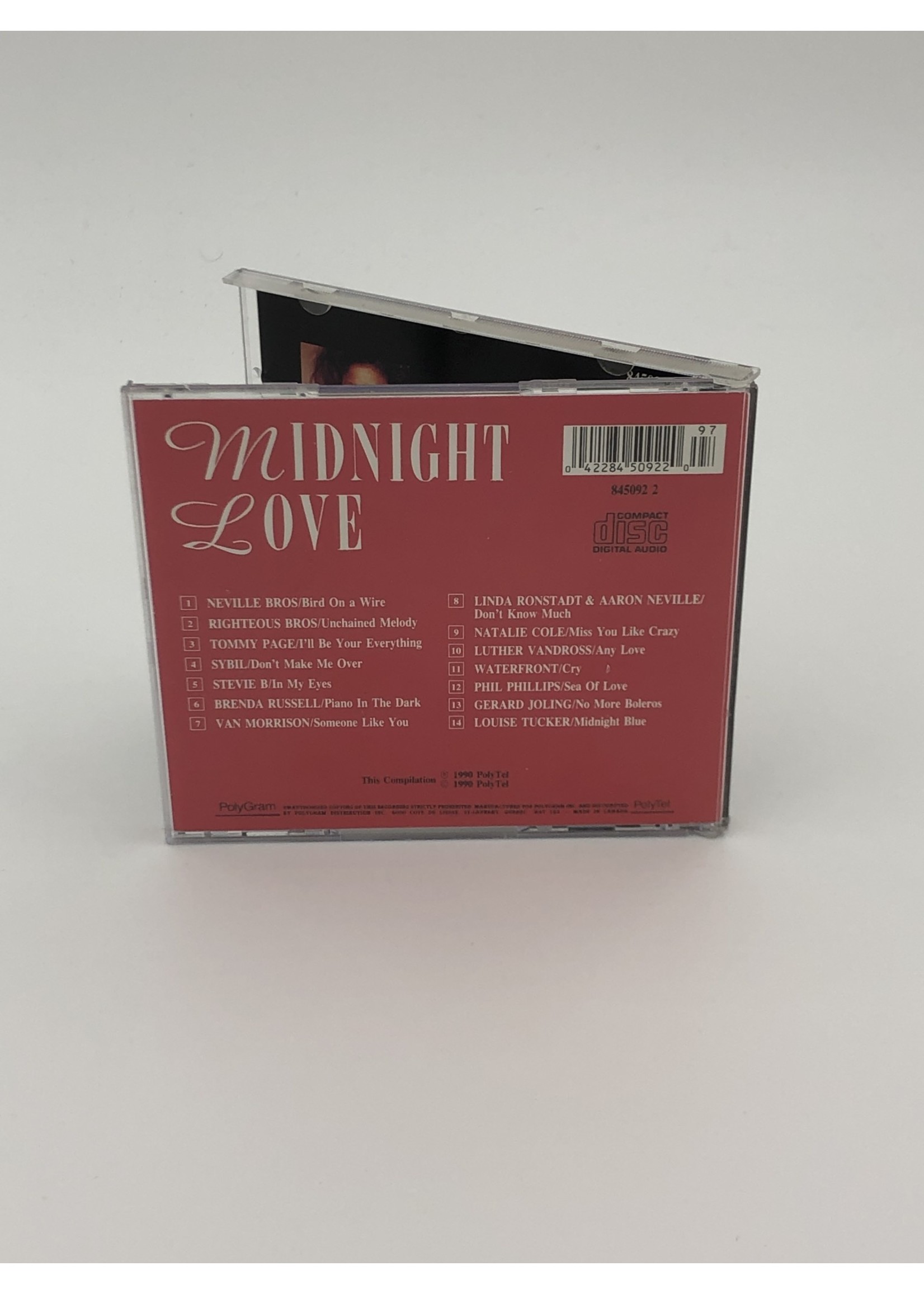 CD Midnight Love Various Artists CD