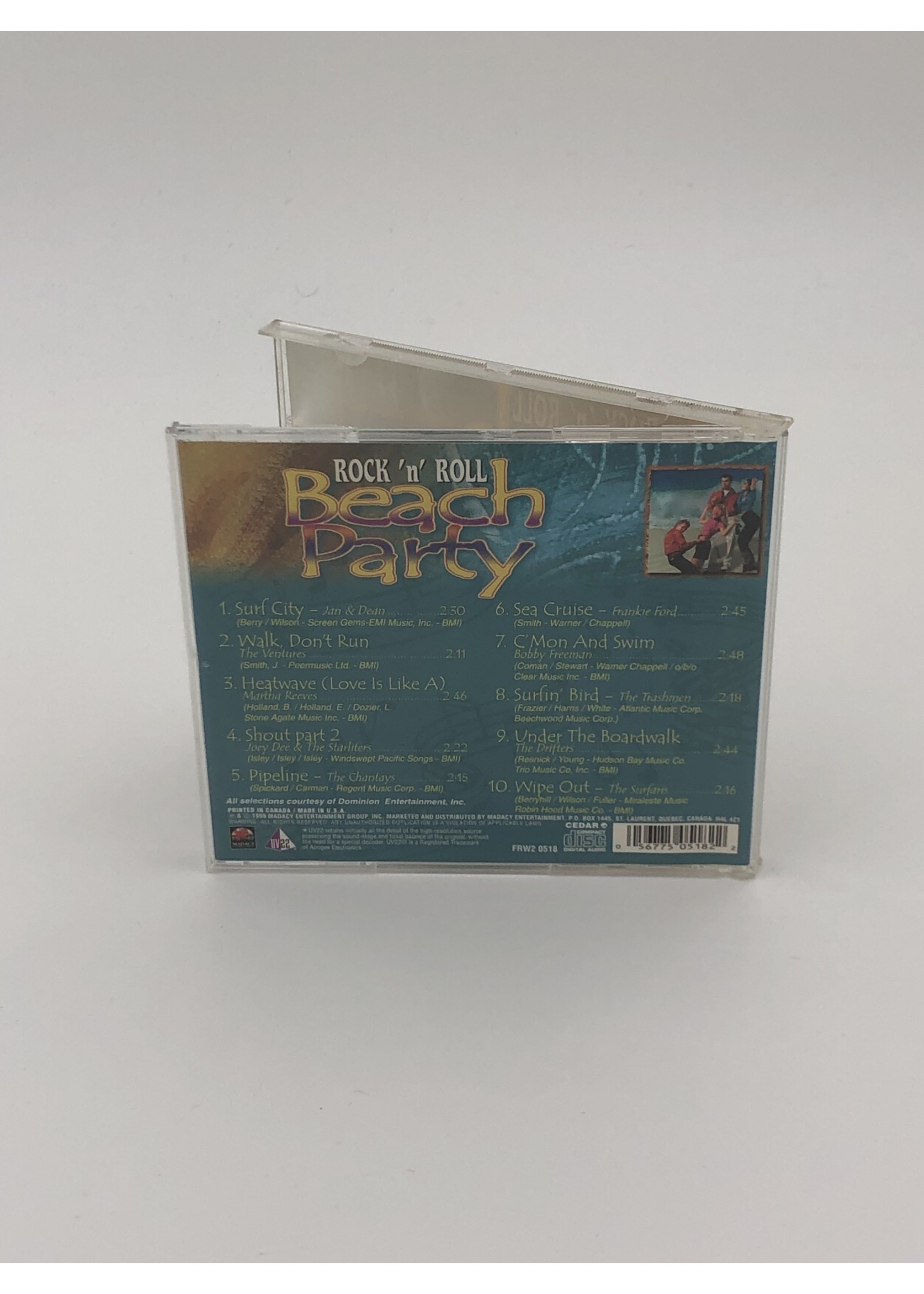 CD Rock N Roll Beach Party Various Artists CD