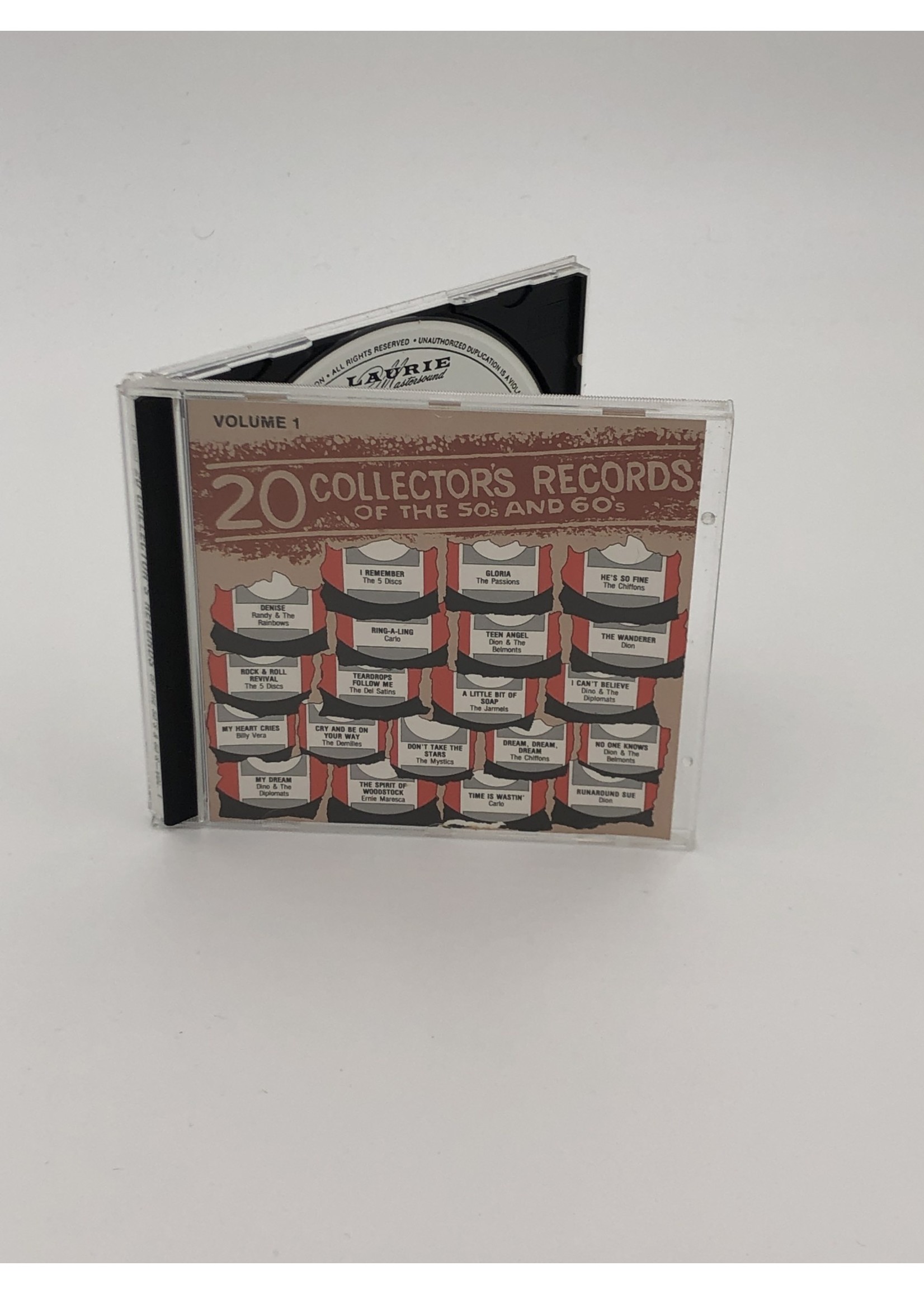 CD 20 Collectors Records of the 50s and 60s Volume 1CD