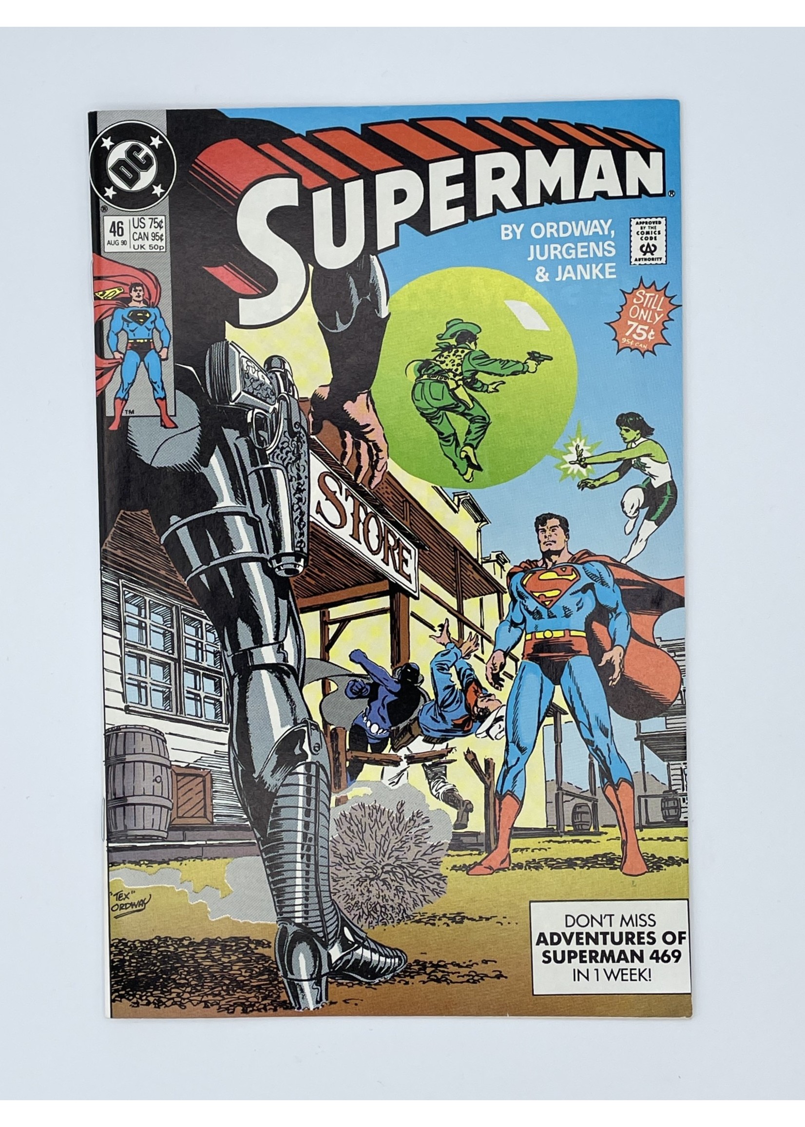 DC Superman #46 Dc August 1990