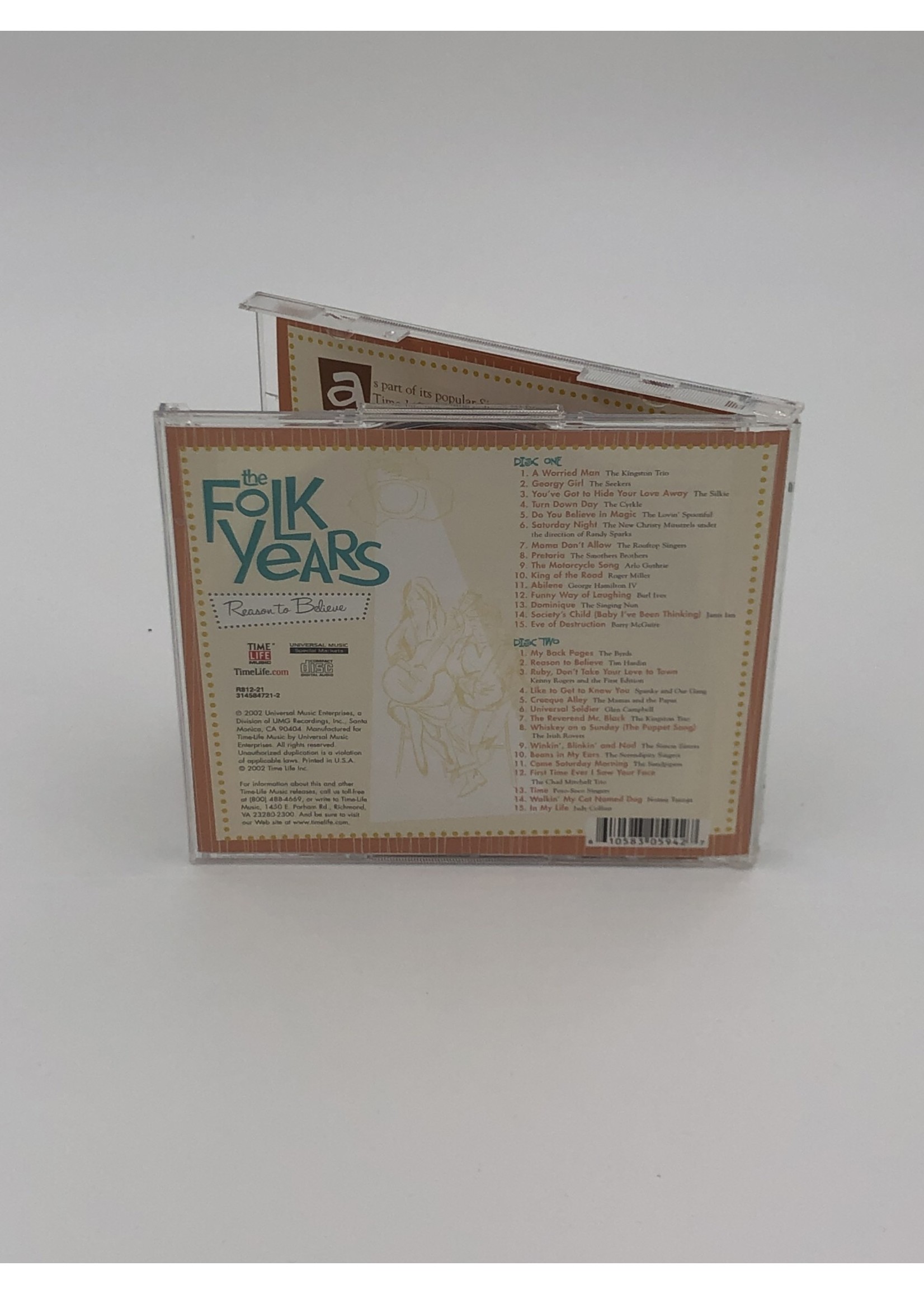 CD The Folk Years Reason To Believe 2Cd