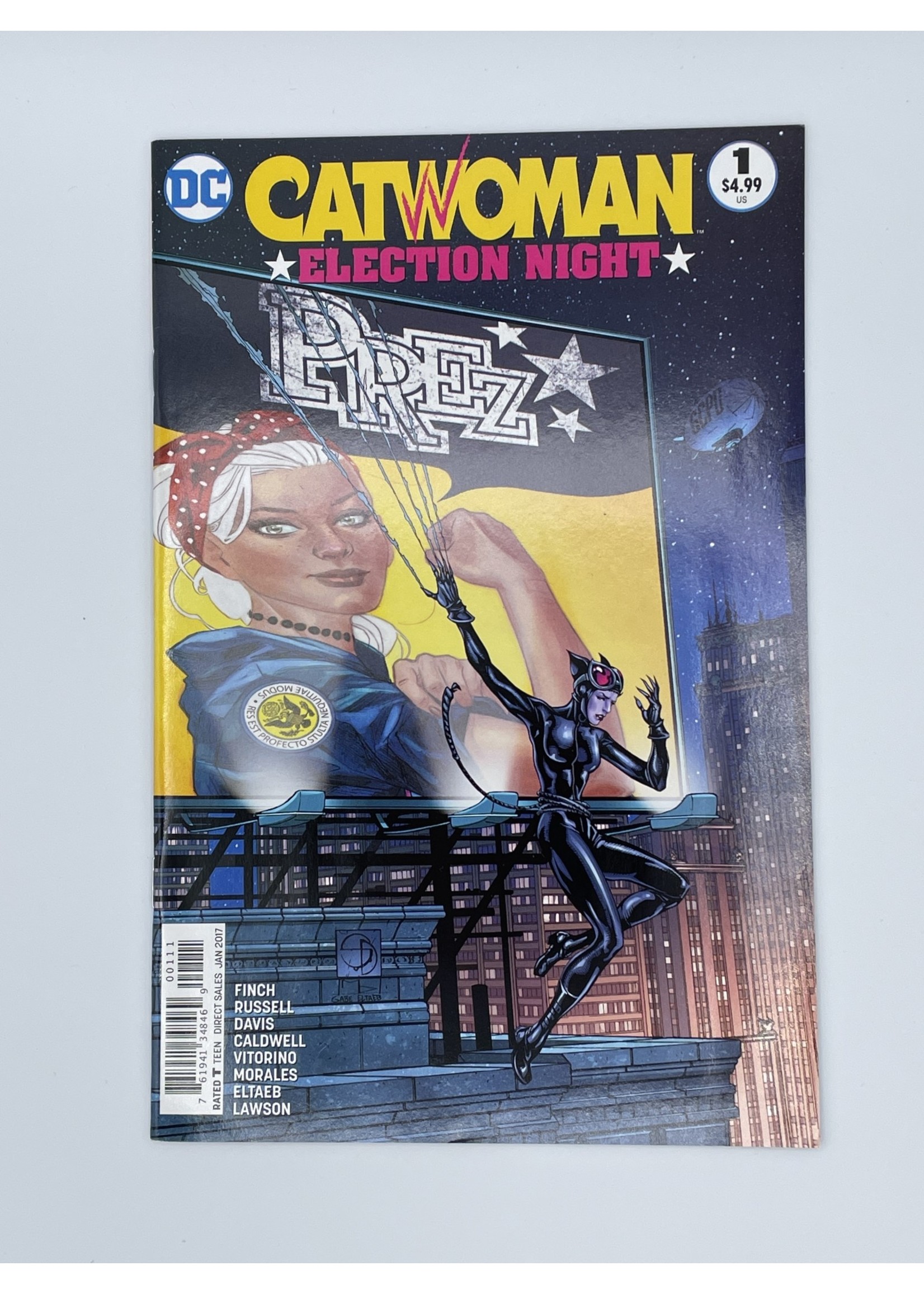 DC Catwoman Election Night #1 Dc January 2017