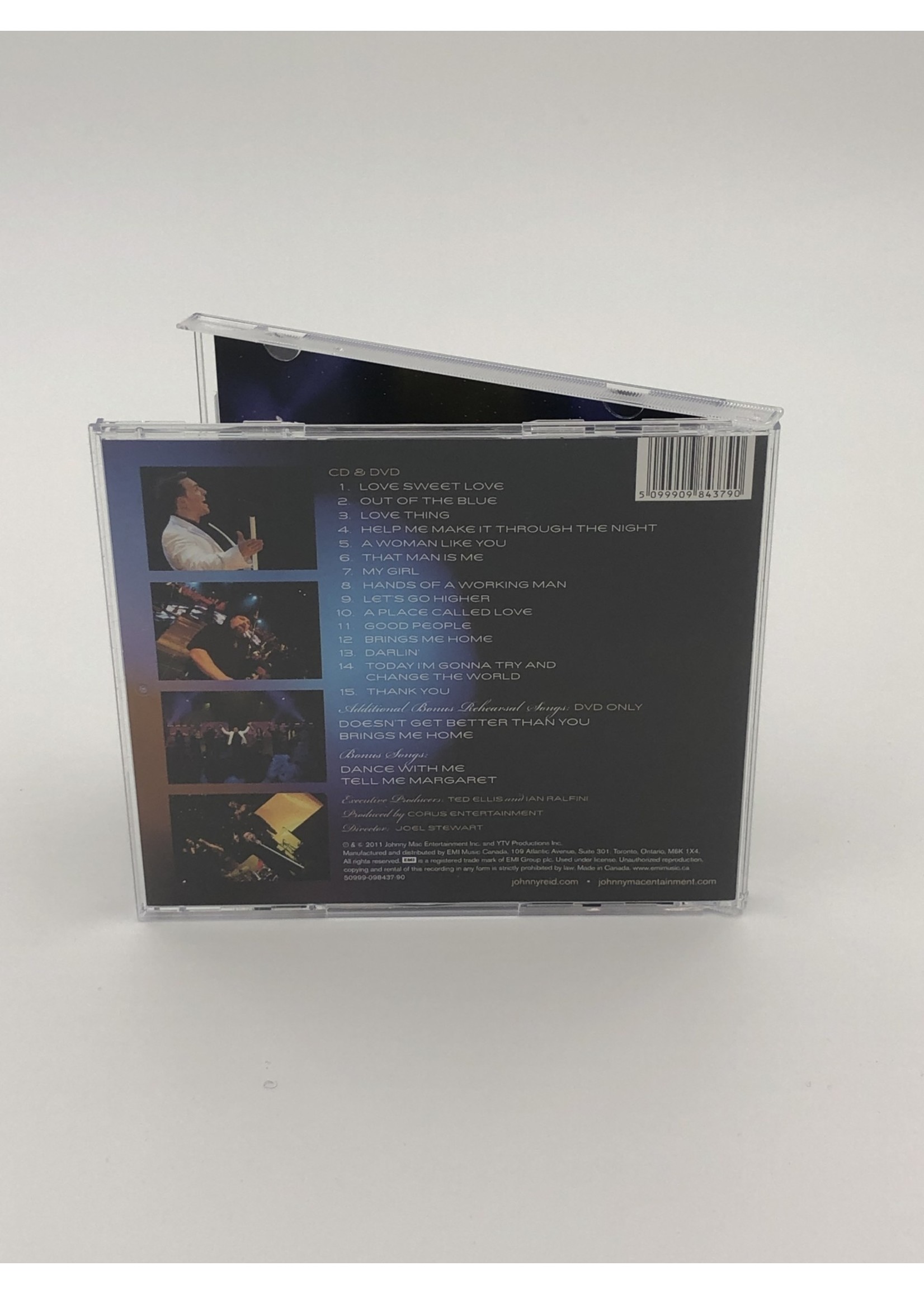 CD Johnny Reid A Place Called Love Live in Concert Heart and Soul 2 CD