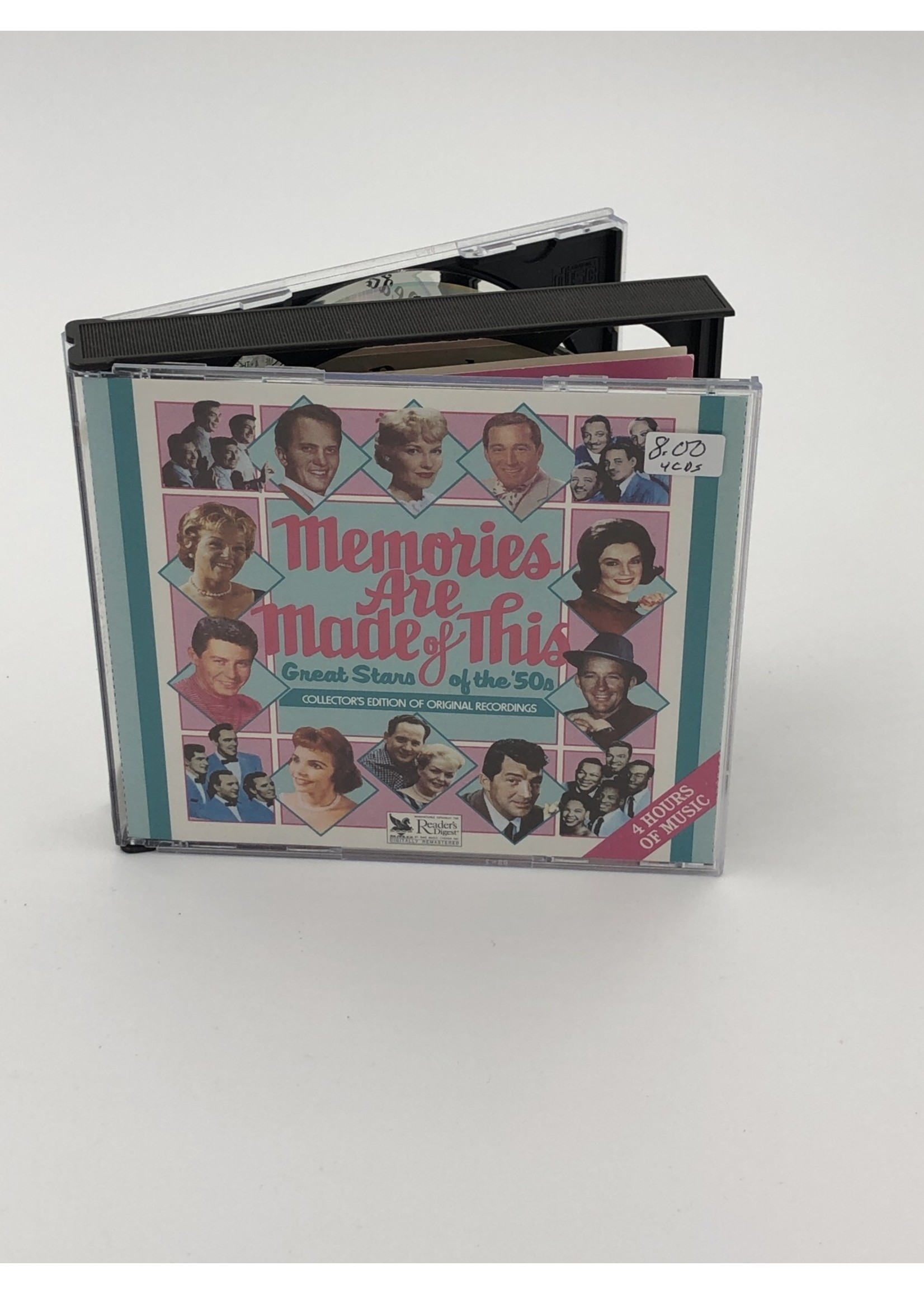 CD Memories are Made of This Great stars of the 50s Collectors Edition of Original Recordings 4 CD