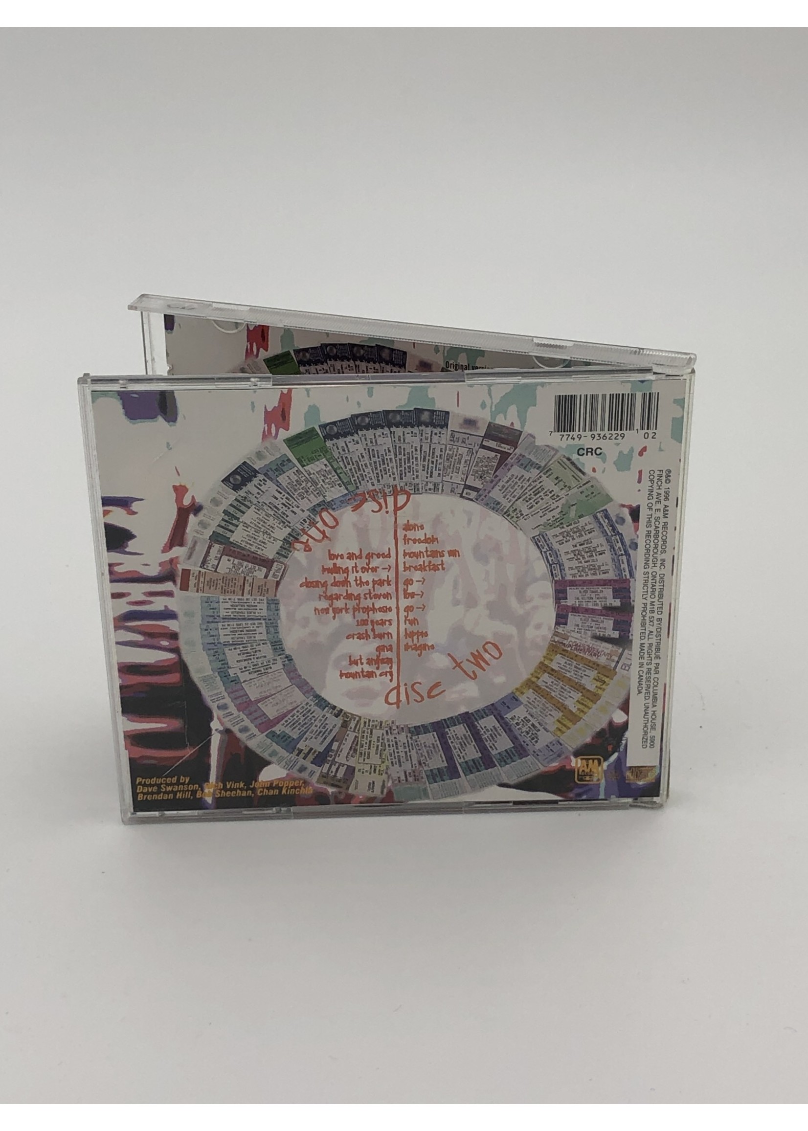 CD Blues Travelers Live From The Fall 2 CD