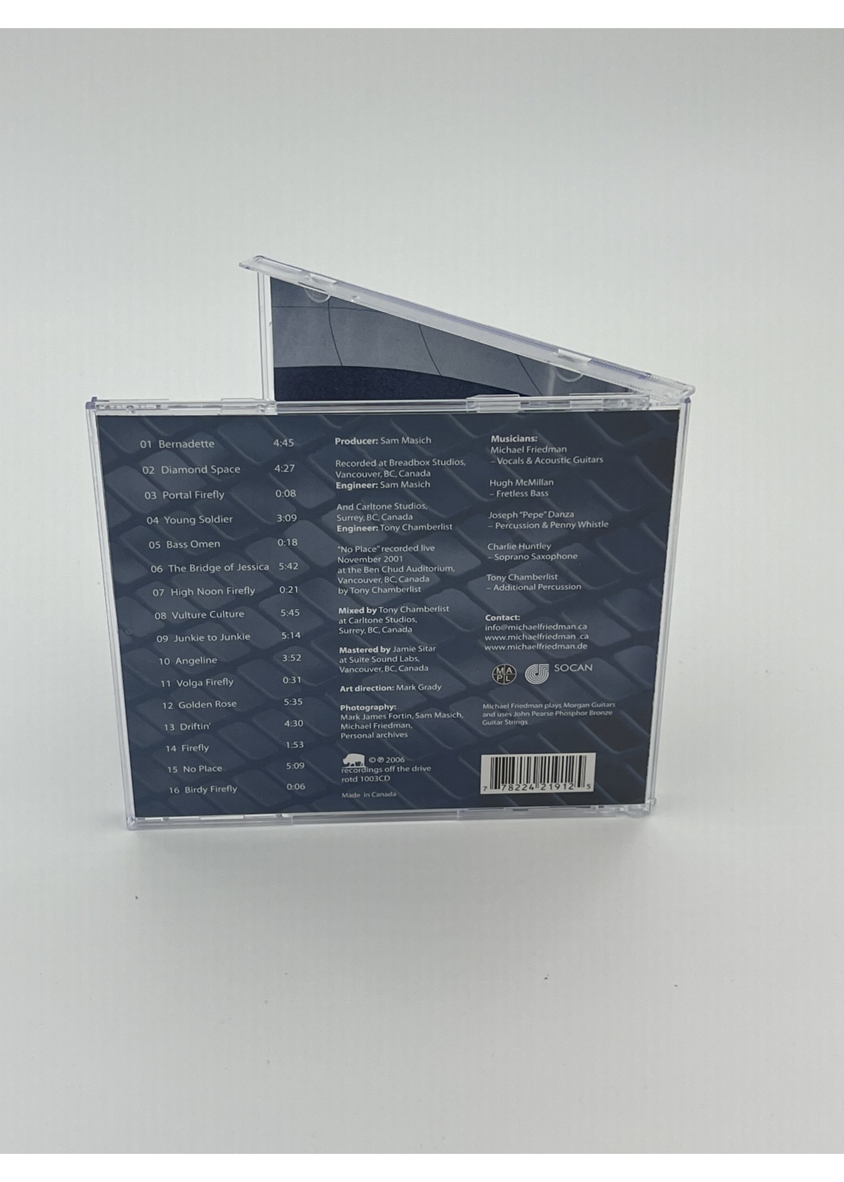 CD Michael Friedman Diamond Space Cd