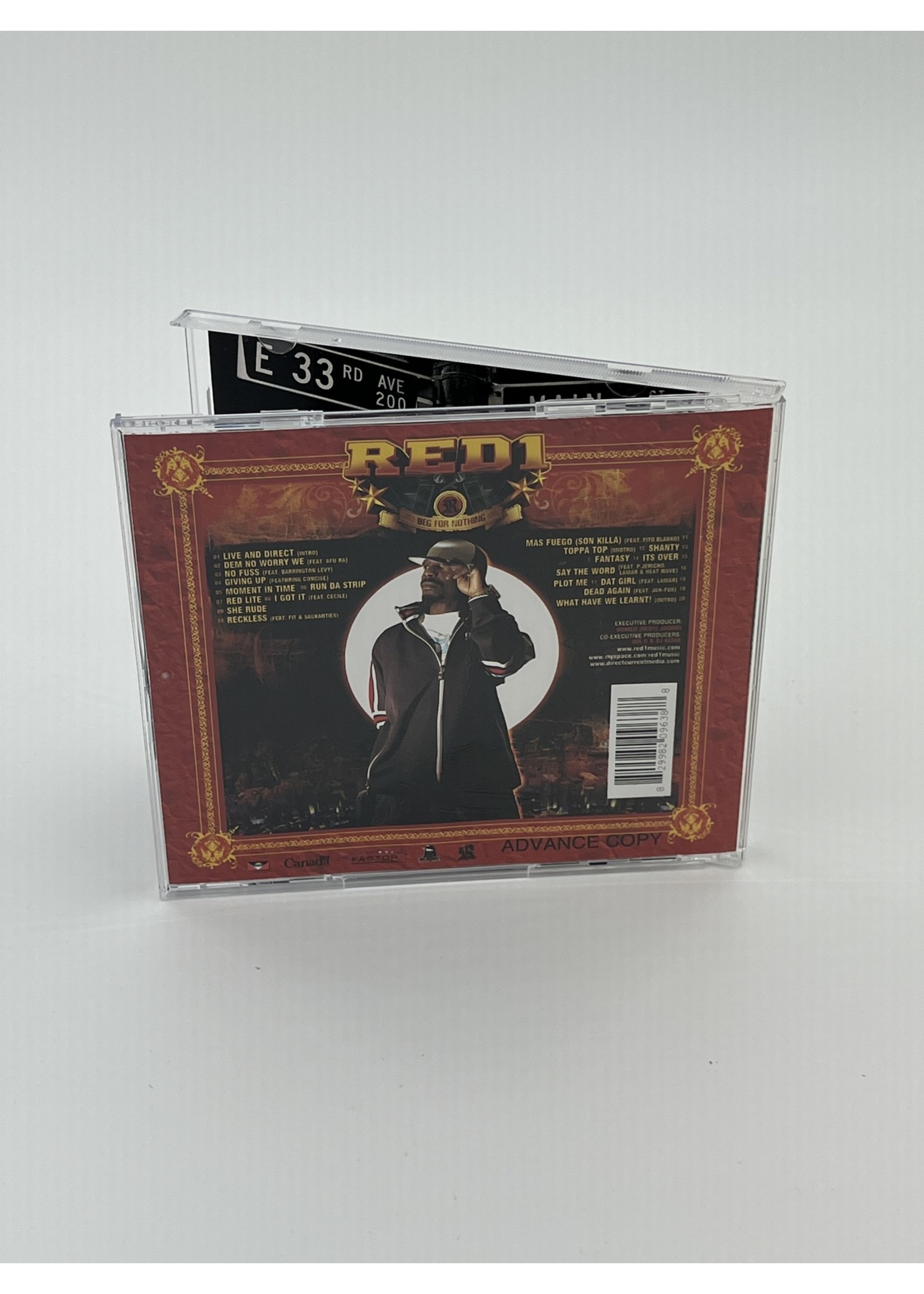 Red 1 Beg for Nothing CD